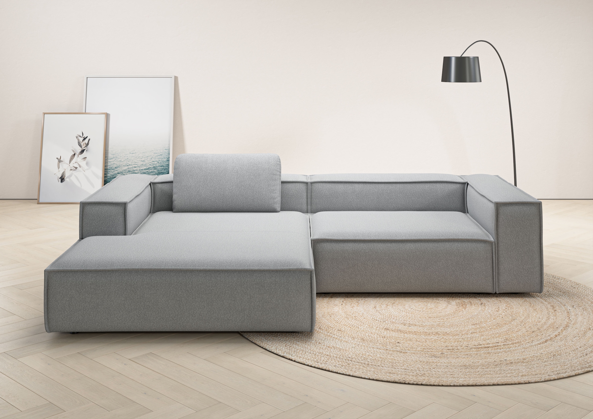 Places of Style Ecksofa "Watertown, modernes XXL L-Form, 306 cm breit", Gro günstig online kaufen