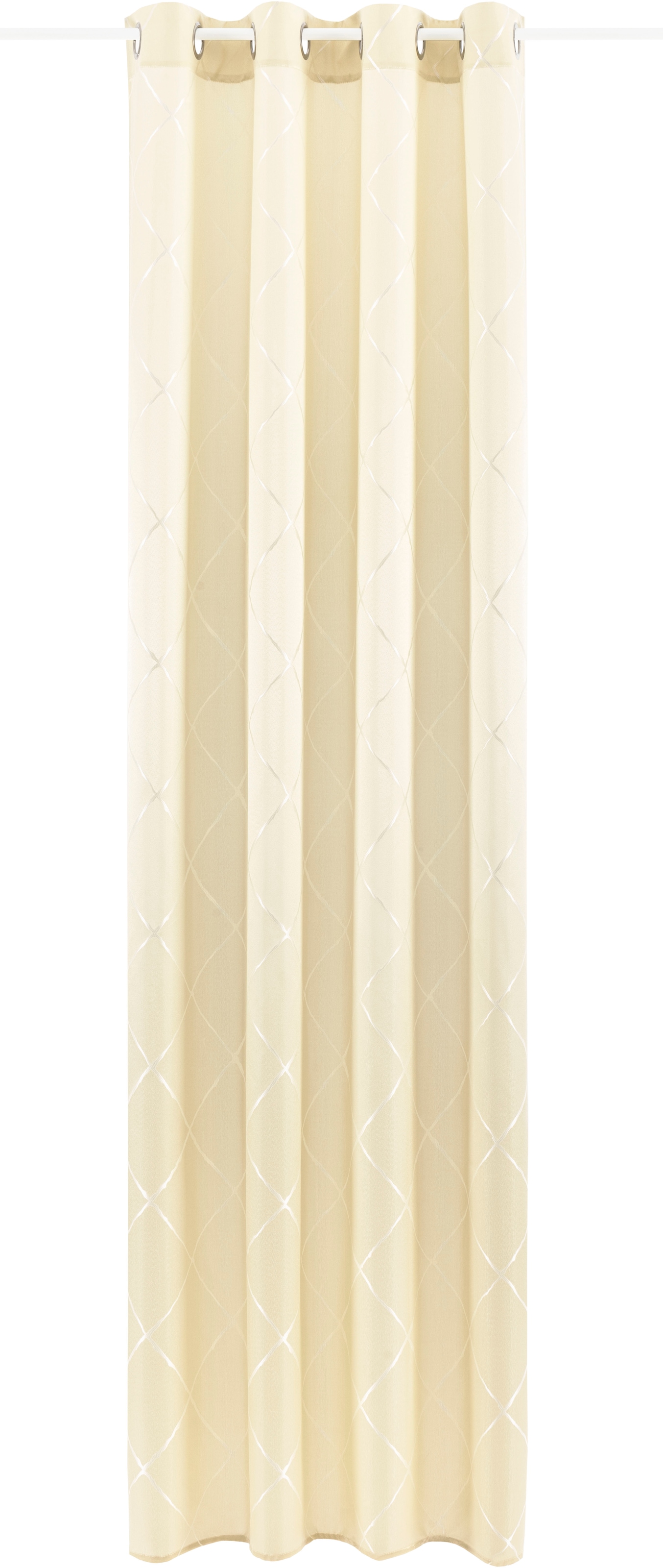 Leonique Vorhang »Belle«, (1 St.), monochrom, verschiedene Größen  blickdichter Jacquard | BAUR | Fertiggardinen