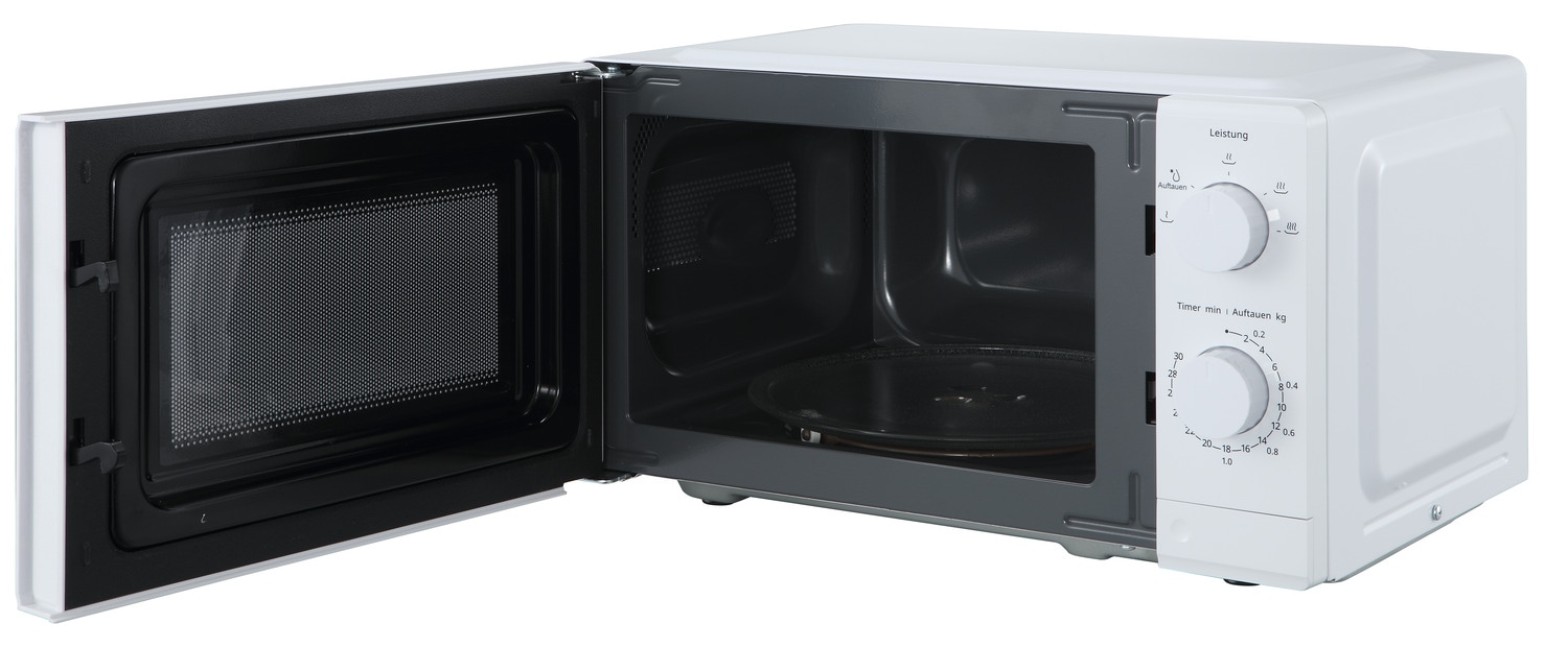 Hanseatic Mikrowelle »HM19«, Mikrowelle, 1020 W, Leistung 700 W, Auftaufunktion, 5 Leistungsstufen