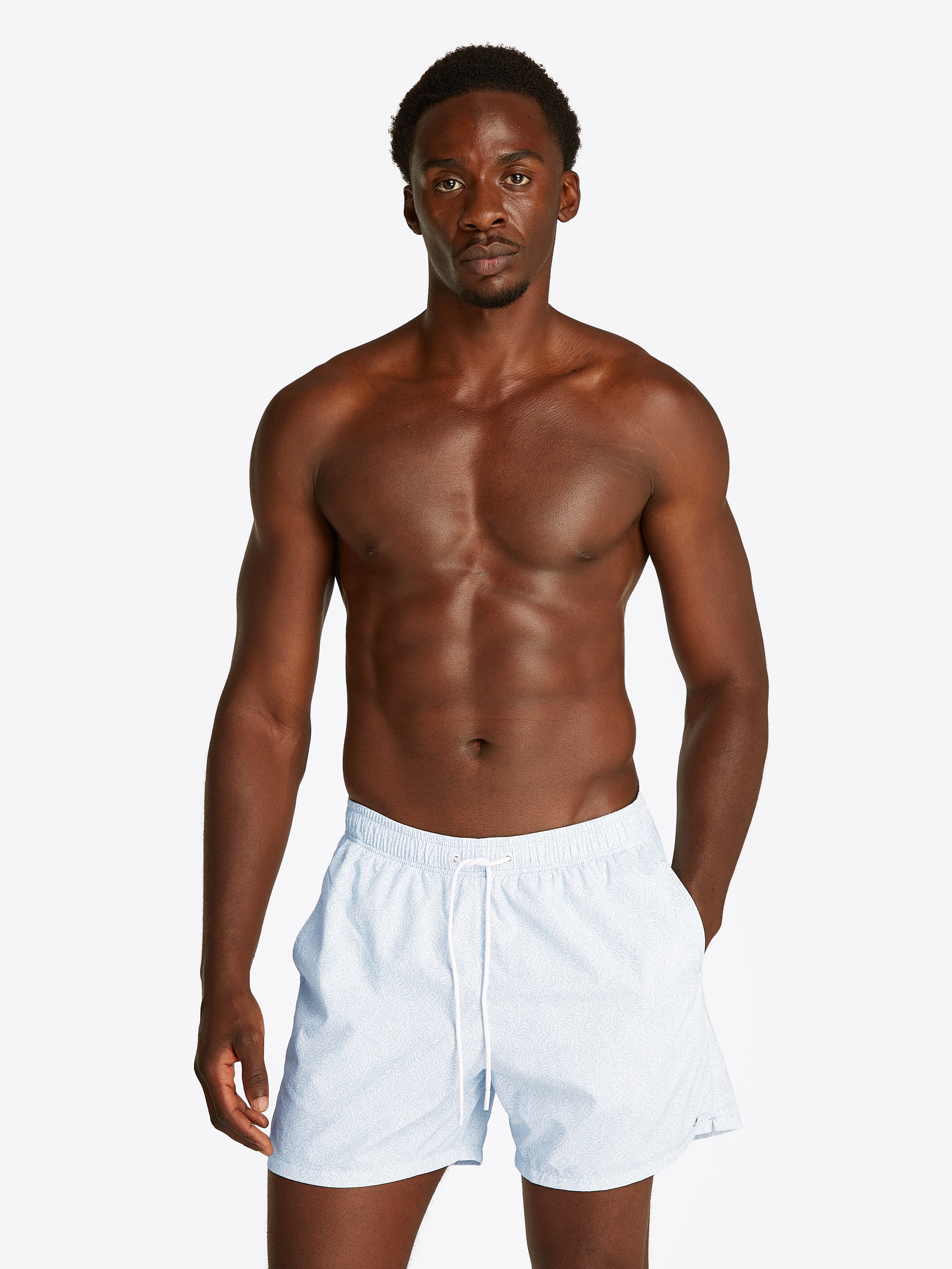 Tommy Hilfiger Swimwear Badeshorts "MEDIUM DRAWSTRING PRINT", mit Muster günstig online kaufen