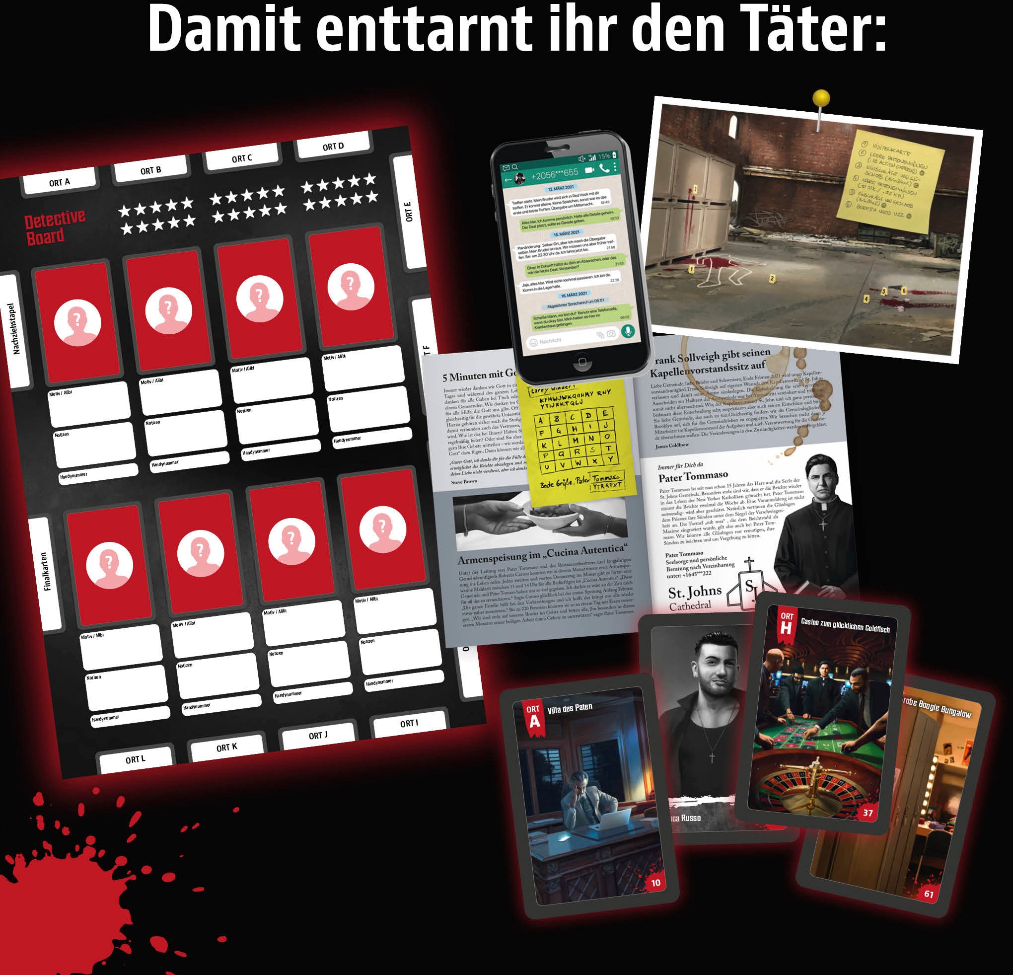 Kosmos Spiel »Masters of Crime - Vendetta«, Made in Germany