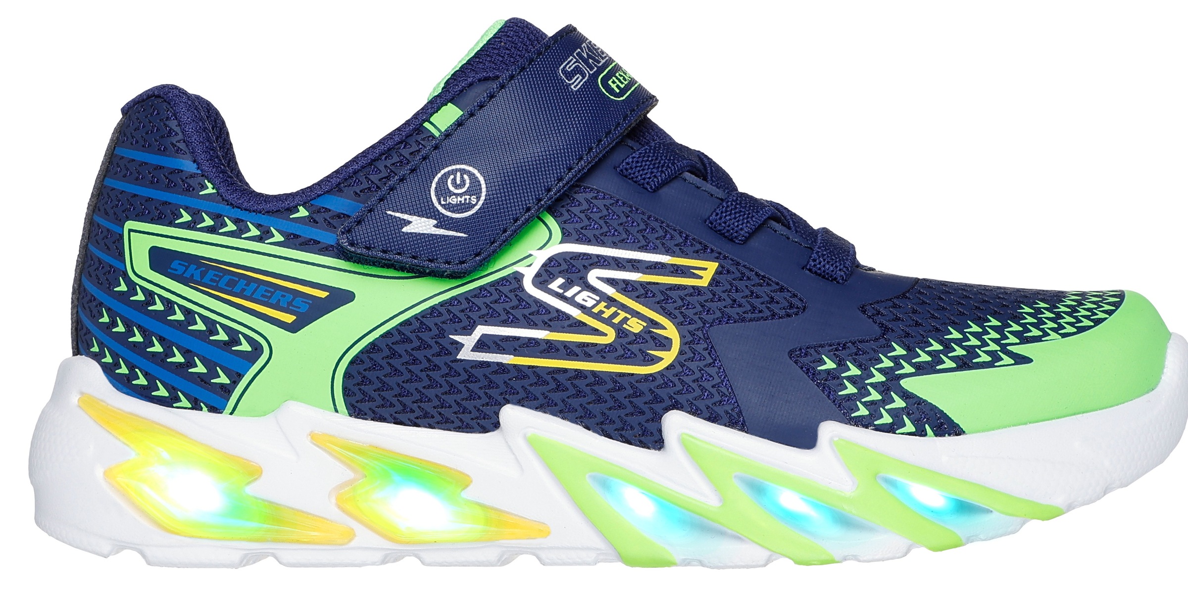 Skechers Flex-Glow 3.0 Slip-On Sneaker Navy Mint 3
