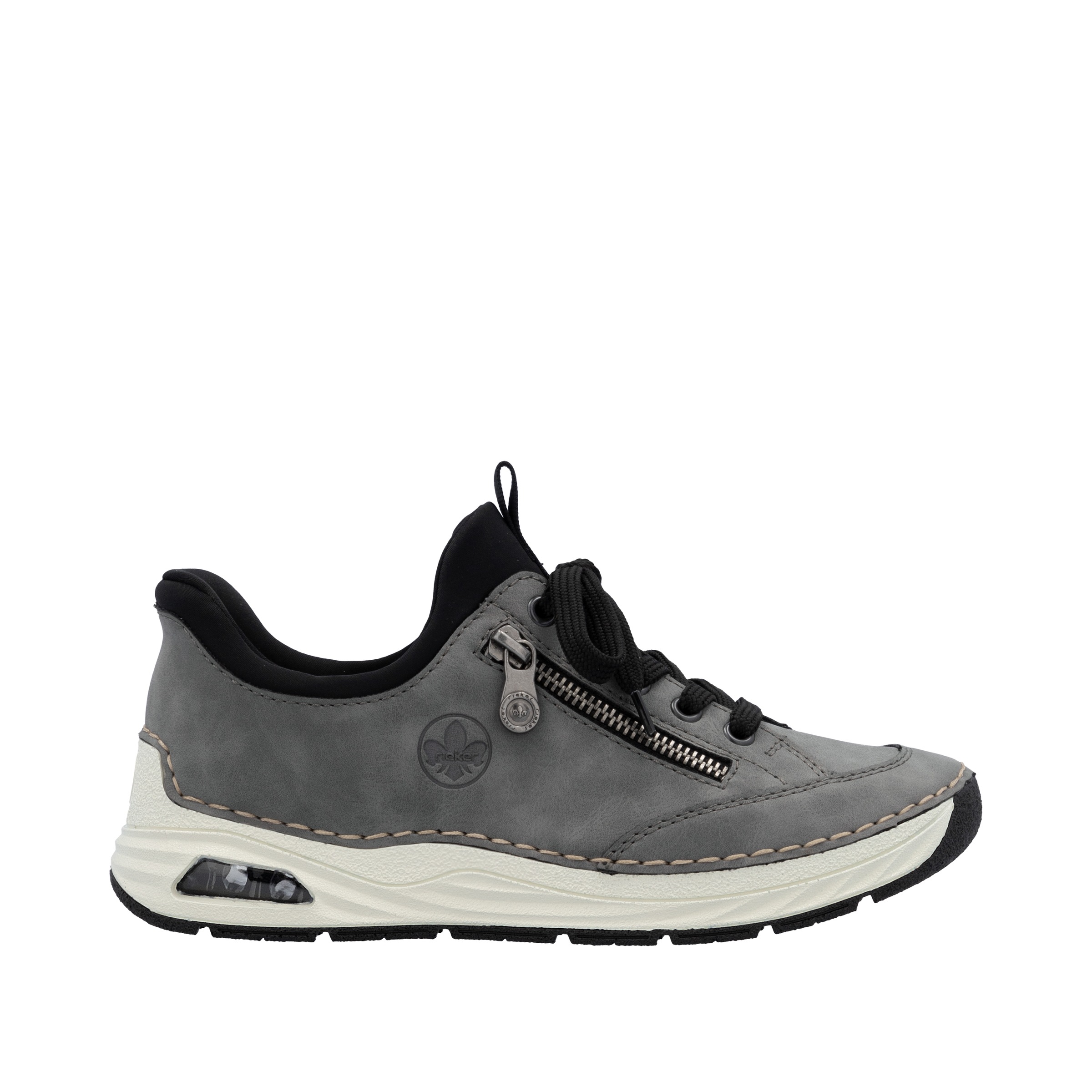 Rieker Slip-On Sneaker »Ready2GO«, Schlupfschuh, Halbschuh, Freizeitsneaker mit aufgesetzter Schnürung
