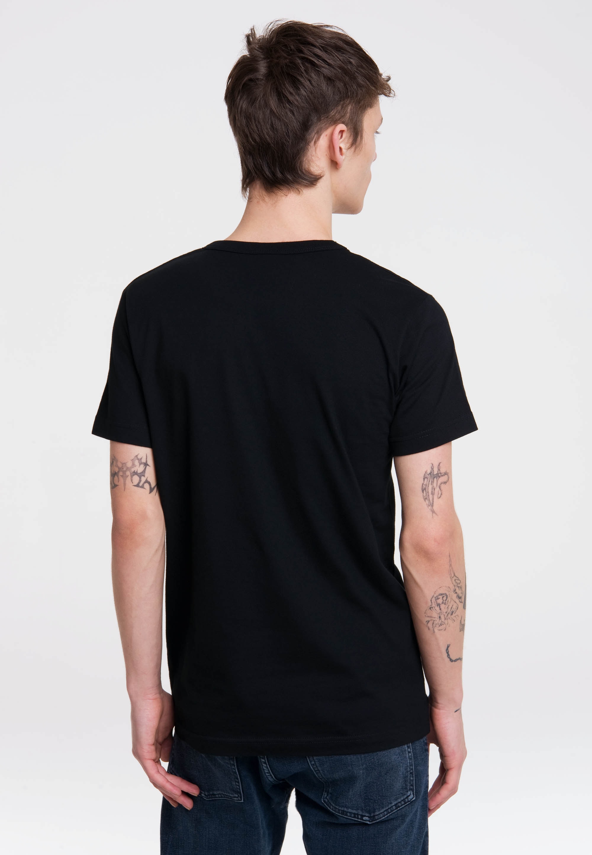 LOGOSHIRT T-Shirt »Captain Future Logo«, mit tollem Frontdruck