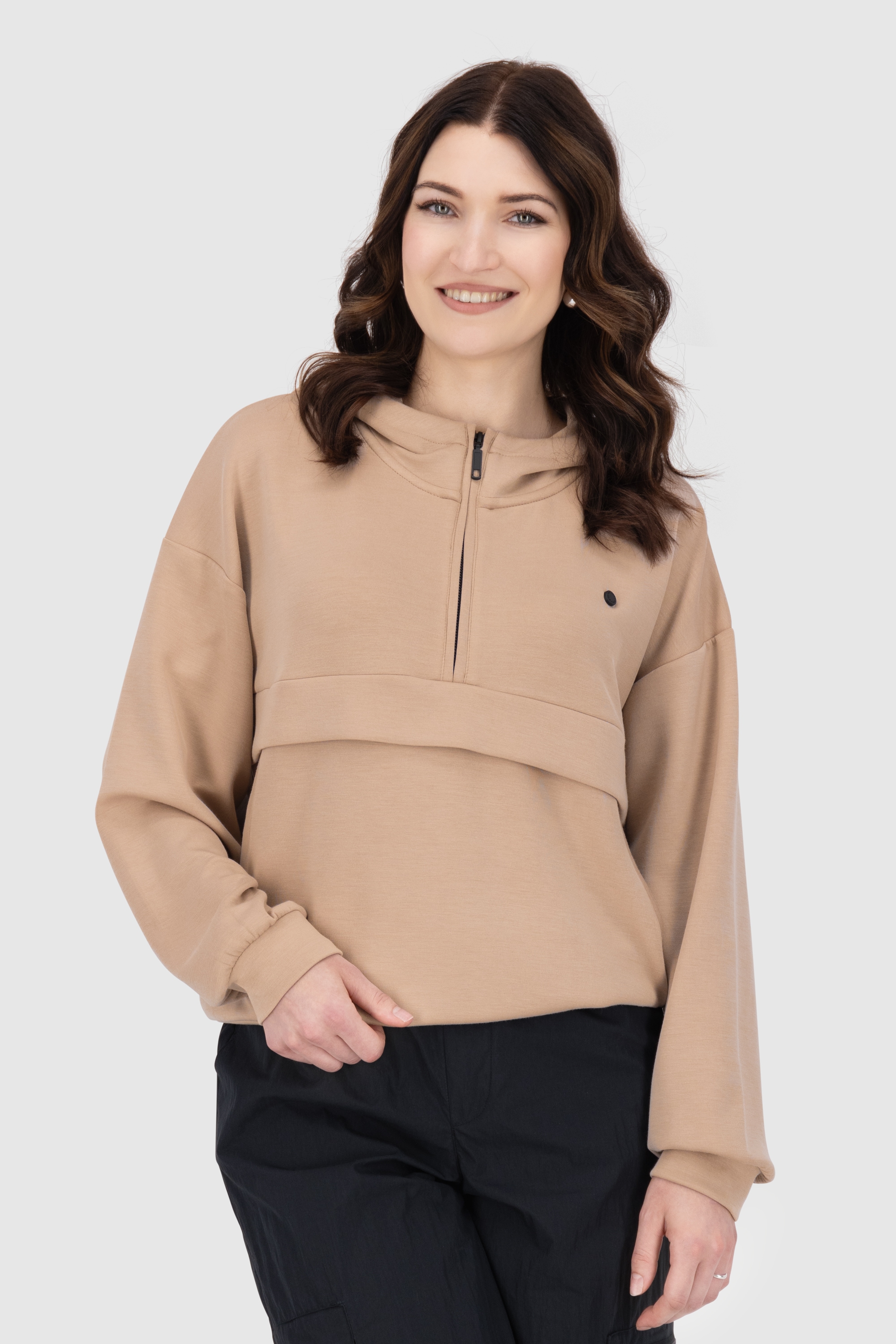 Alife & Kickin Kapuzensweatshirt »Damen MajviAK T«, Oversize Hoodie Kapuzenpullover, Supersofter Pullover mit Kapuze