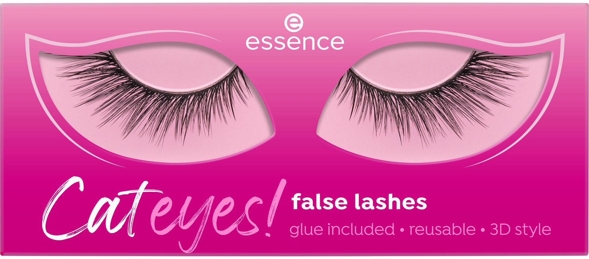 Essence Bandwimpern »Cateyes! false lashes«, (Set, 3 tlg.)