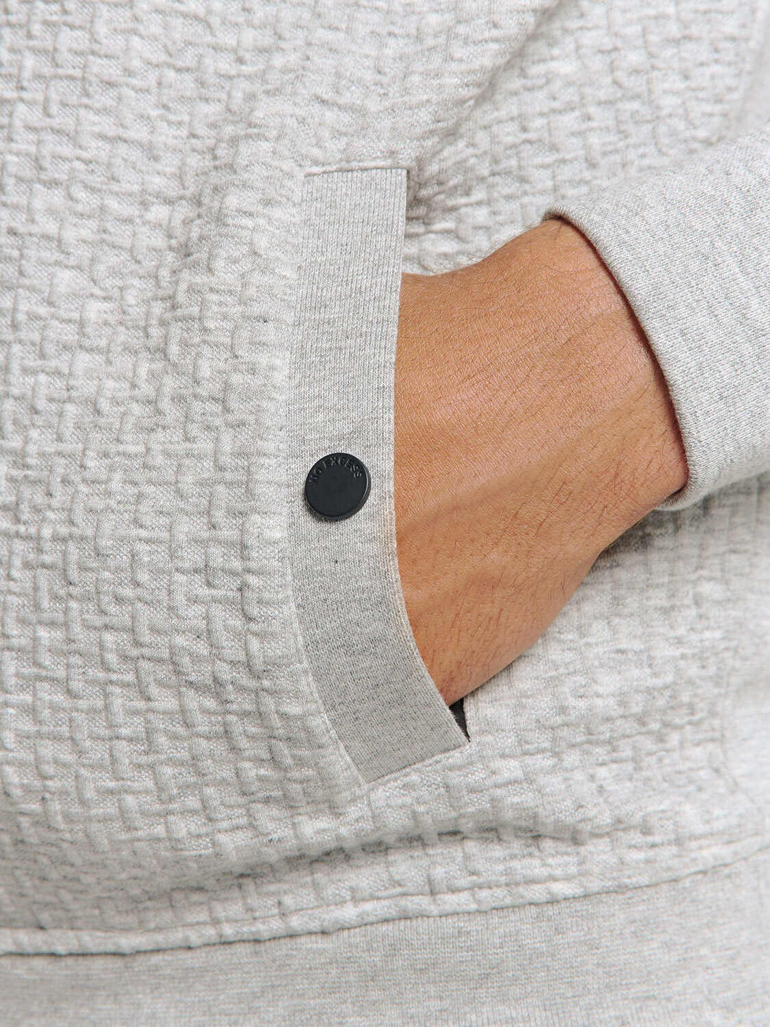 NO EXCESS Sweater »No Excess Sweatshirt mit Vollreißverschluss«