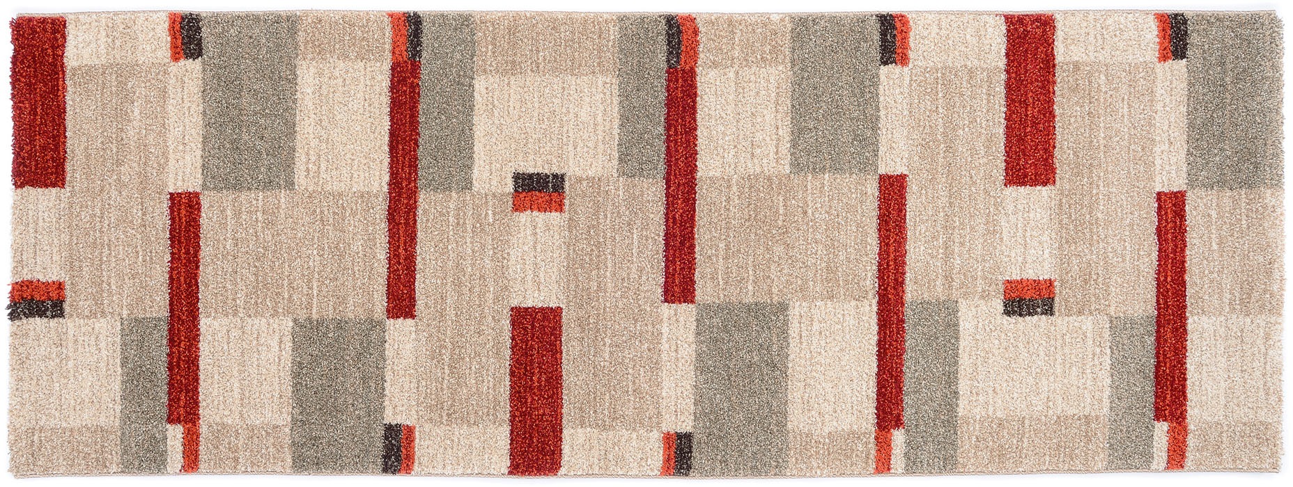 Thumbnail - OCI DIE TEPPICHMARKE Läufer "CASTLE BEPPO" rechteckig 20 mm Höhe dichter Frisé Kurzflor, kariert, Wohnzimmer, Schlafzimm...