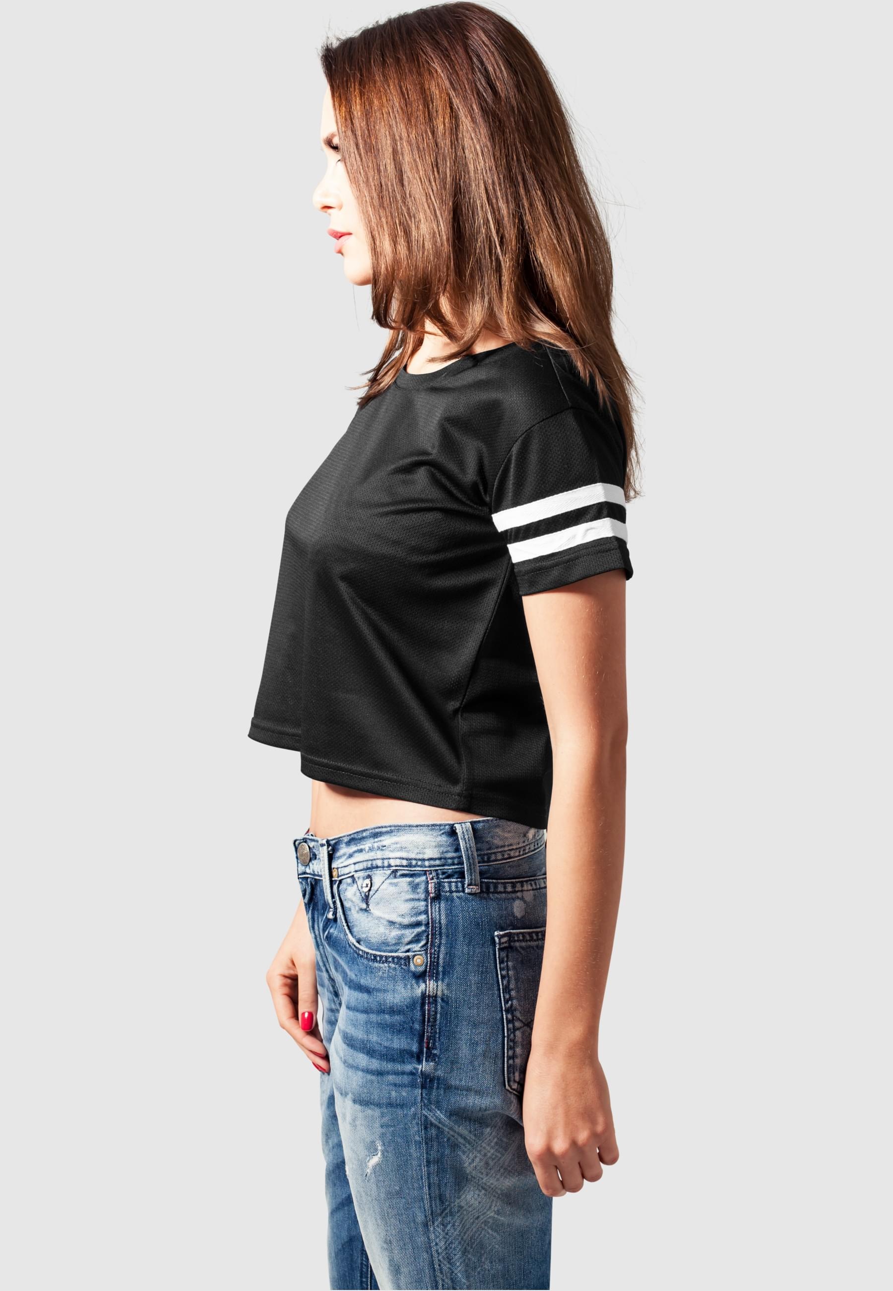 URBAN CLASSICS Kurzarmshirt »Urban Classics Damen Ladies Mesh Short Tee«, (1 tlg.)