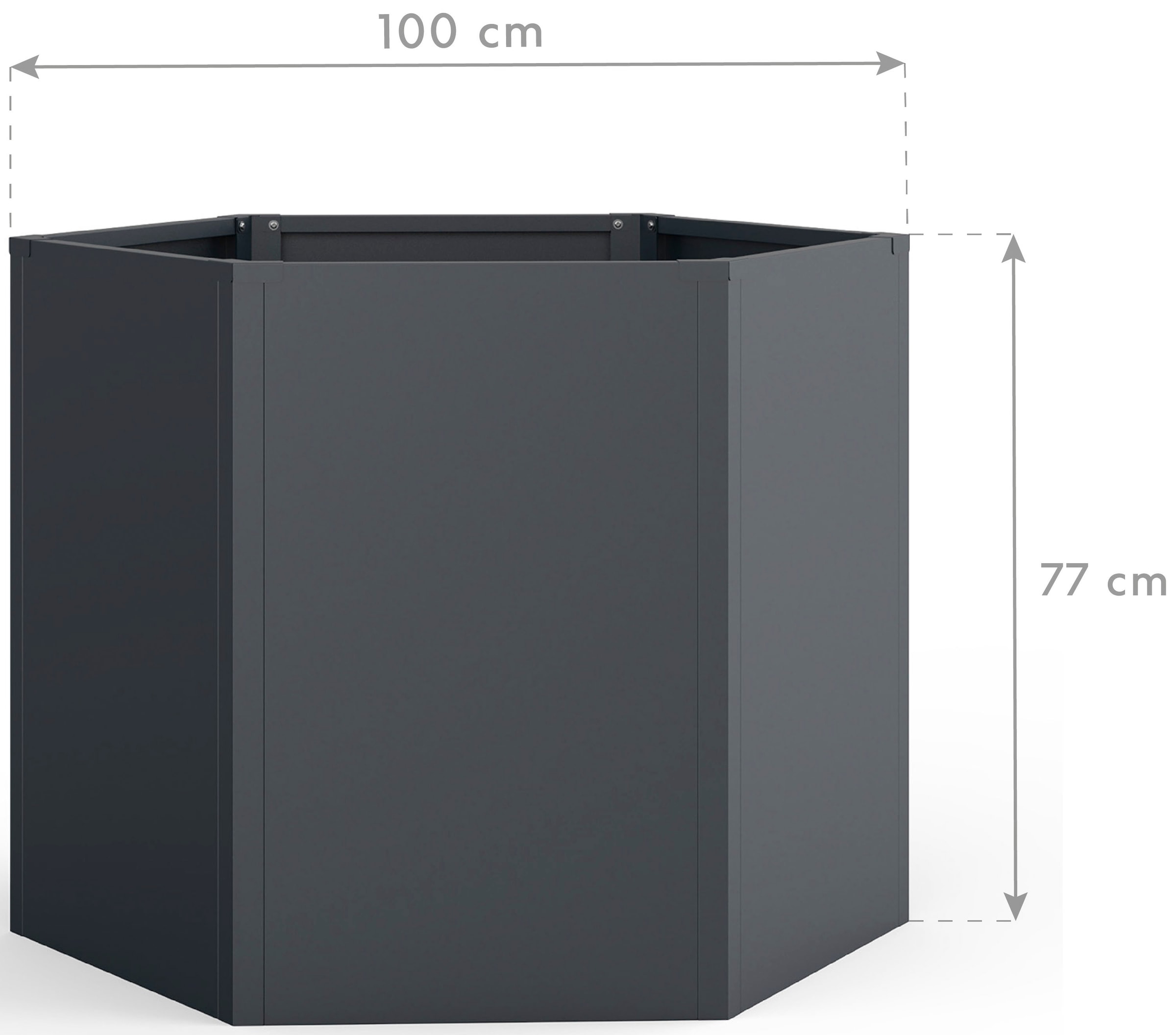 WESTMANN Hochbeet »Varia 77« BxTxH: 100x100x77 cm