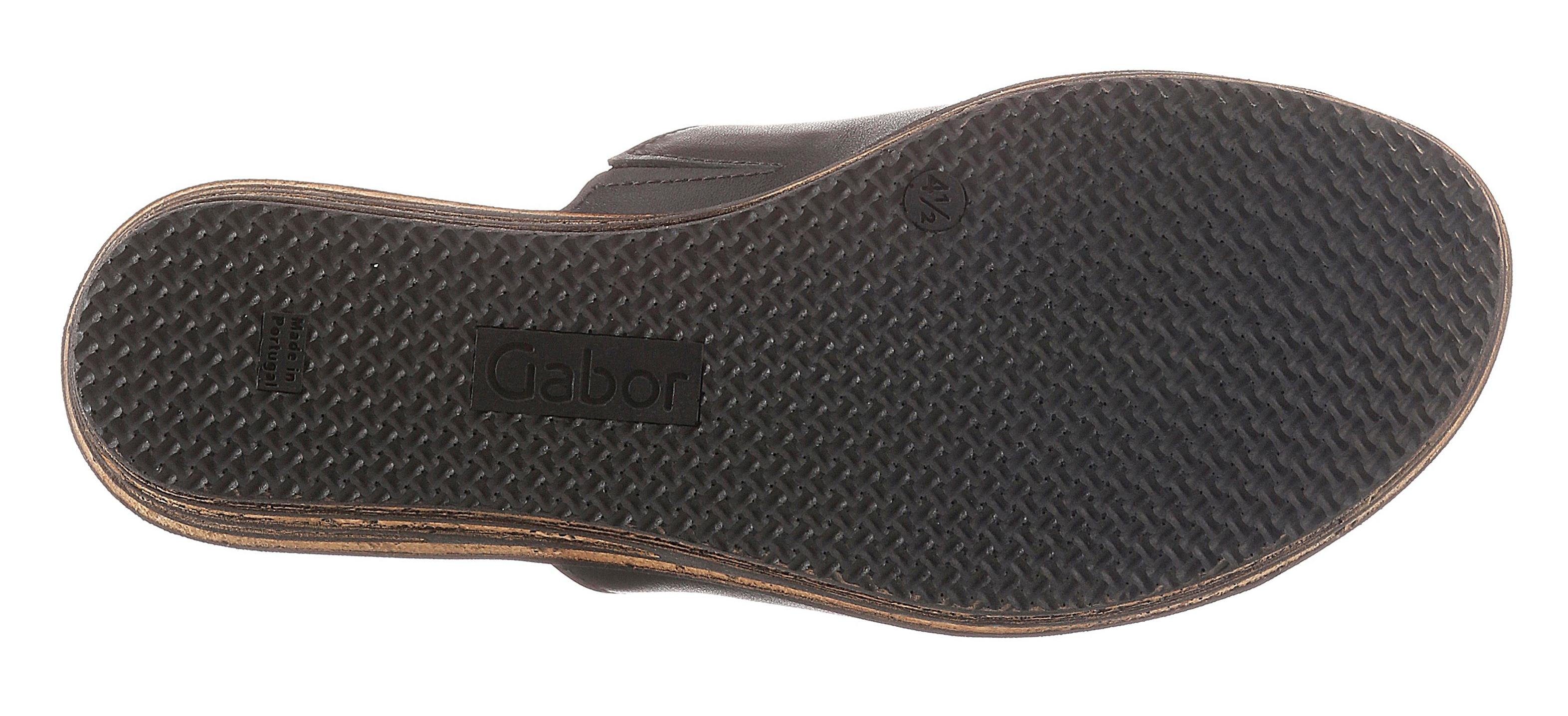 Thumbnail - Gabor, Keilabsatz, Sommerschuh, Schlappe, raffinierte Absatzgestaltung