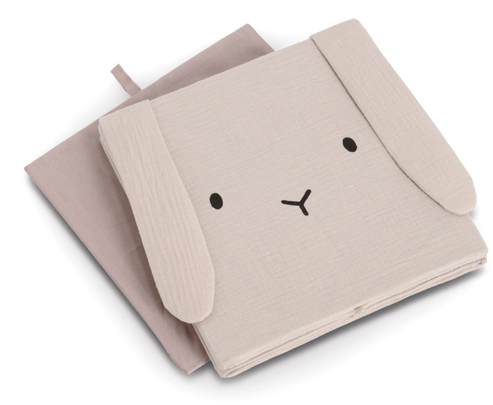 Zeller Present Aufbewahrungsbox »"Hase", Musselin«, Tiermotiv, kinderfreundlich, faltbar