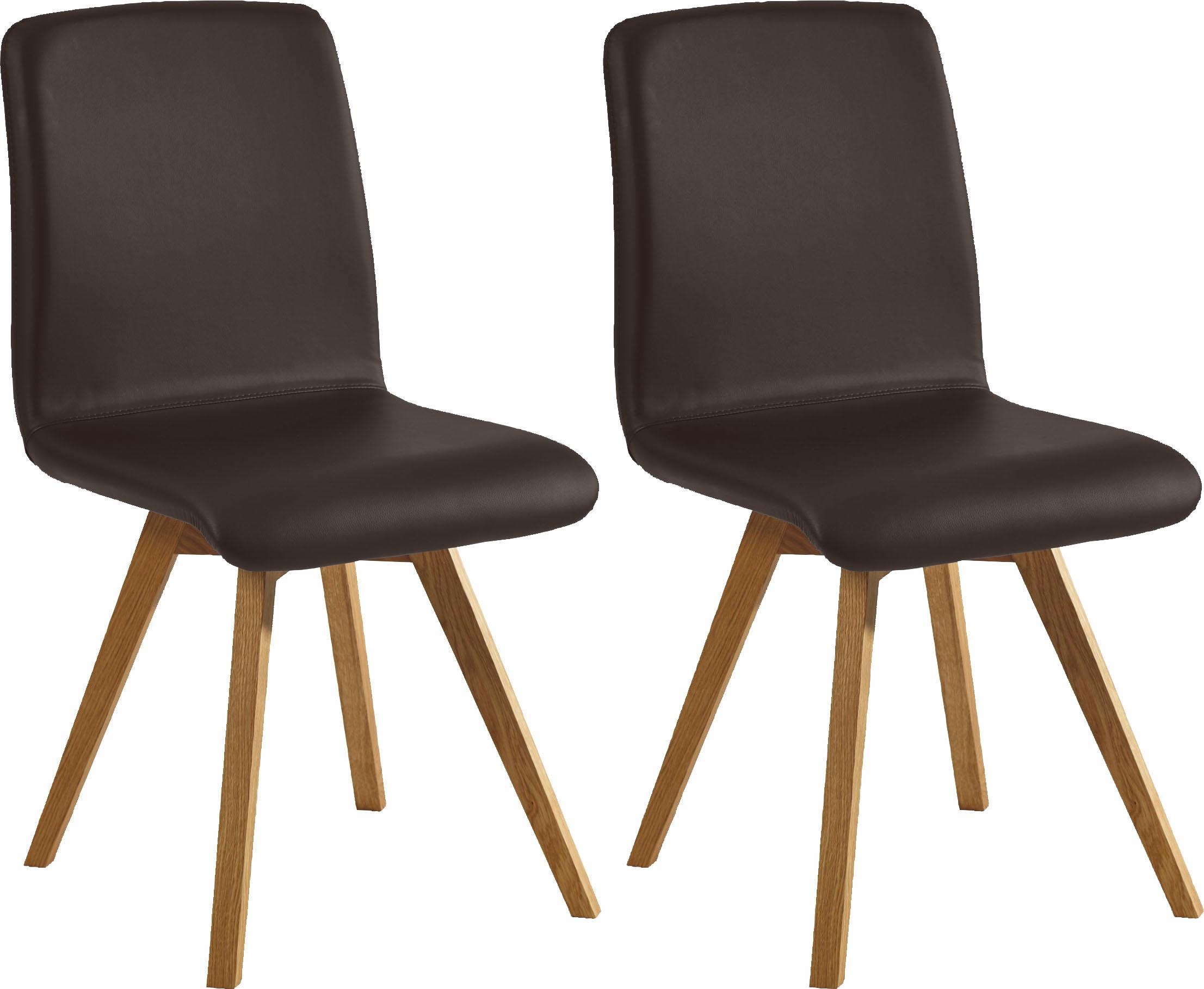 massivline&more 4-Fußstuhl "Karla" (Set) 2 Stk.Gestell aus Massivholz günstig online kaufen