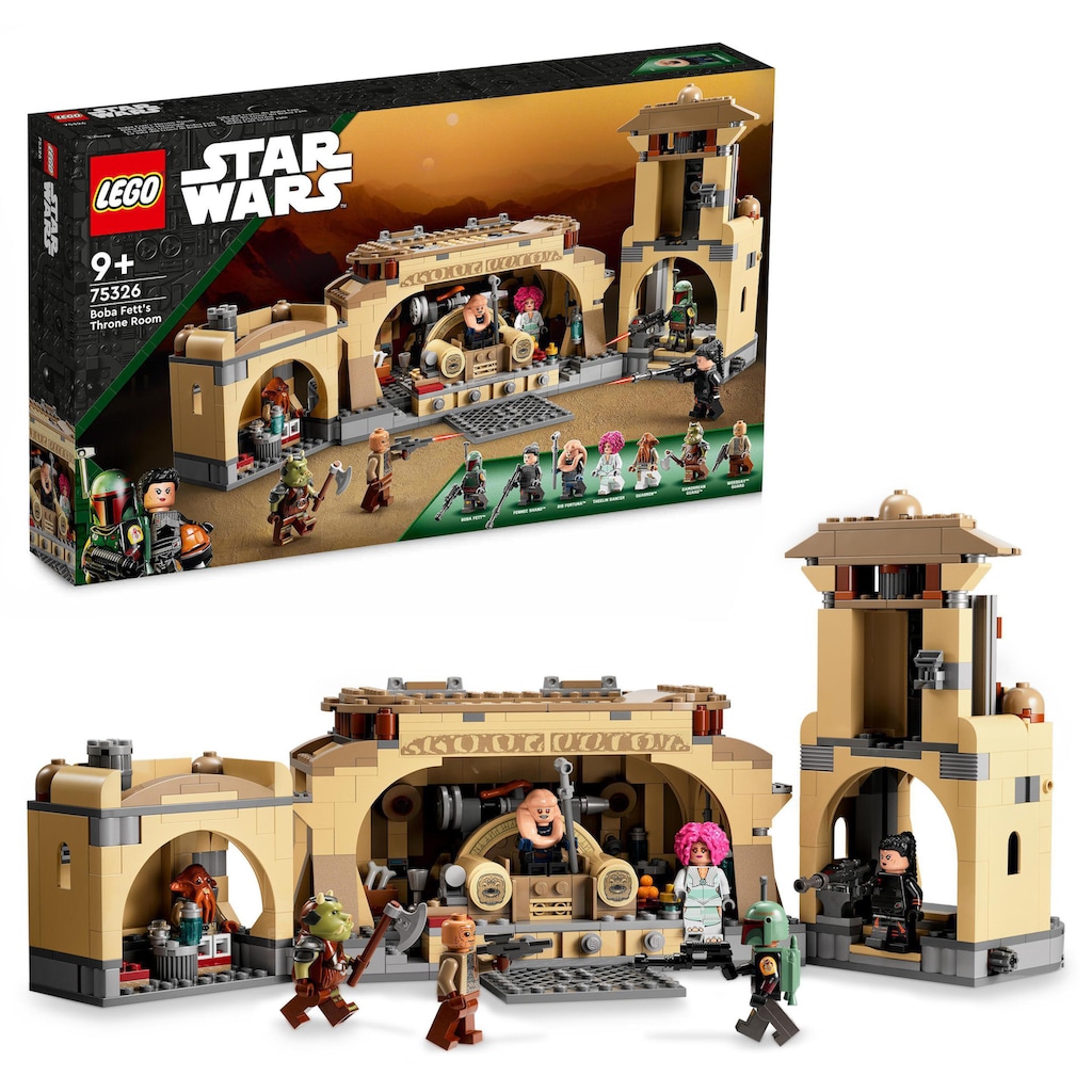 LEGO® Konstruktionsspielsteine »Boba Fetts Thronsaal (75326), LEGO® Star Wars™«, (732 St.)