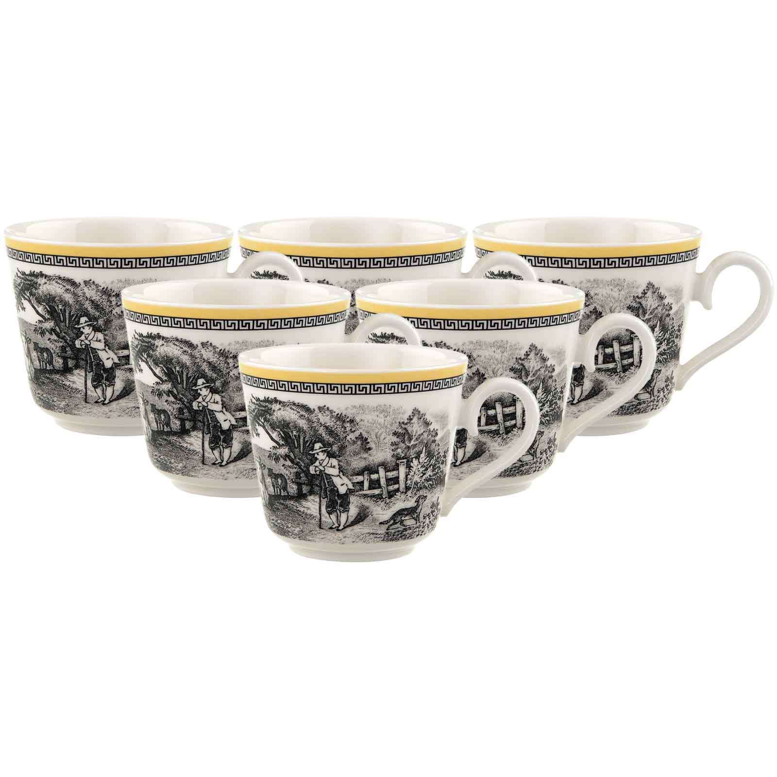 Villeroy & Boch Tasse "Kaffee- / Teetassen Audun Ferme 150 ml 6er Set bunt"