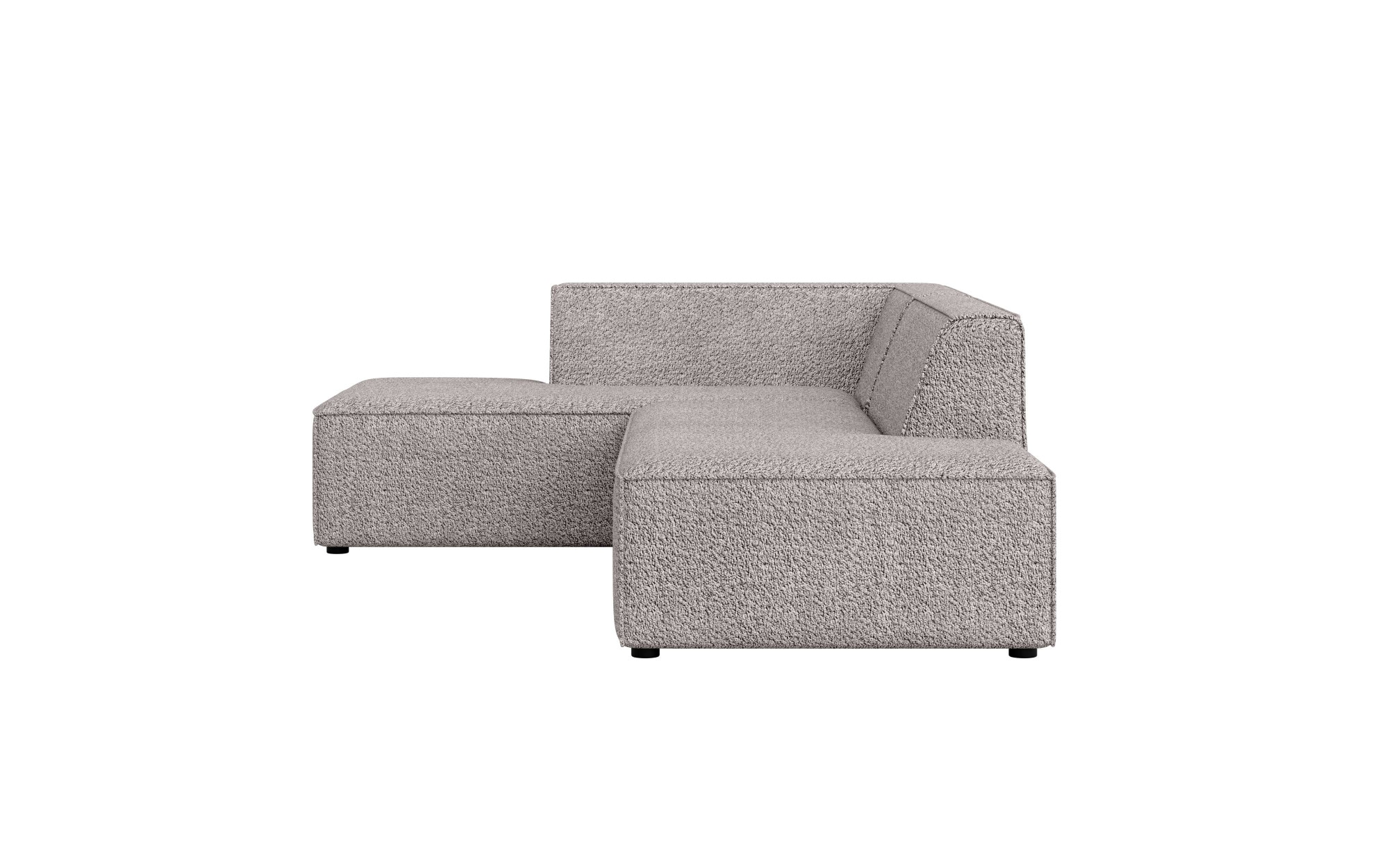 INOSIGN Ecksofa »Ecksofa Cavan mit Ottomane links oder rechts bestellbar«, L-Form mit Wellenunterfederung, Maße B/T/H: 270/180/72 cm