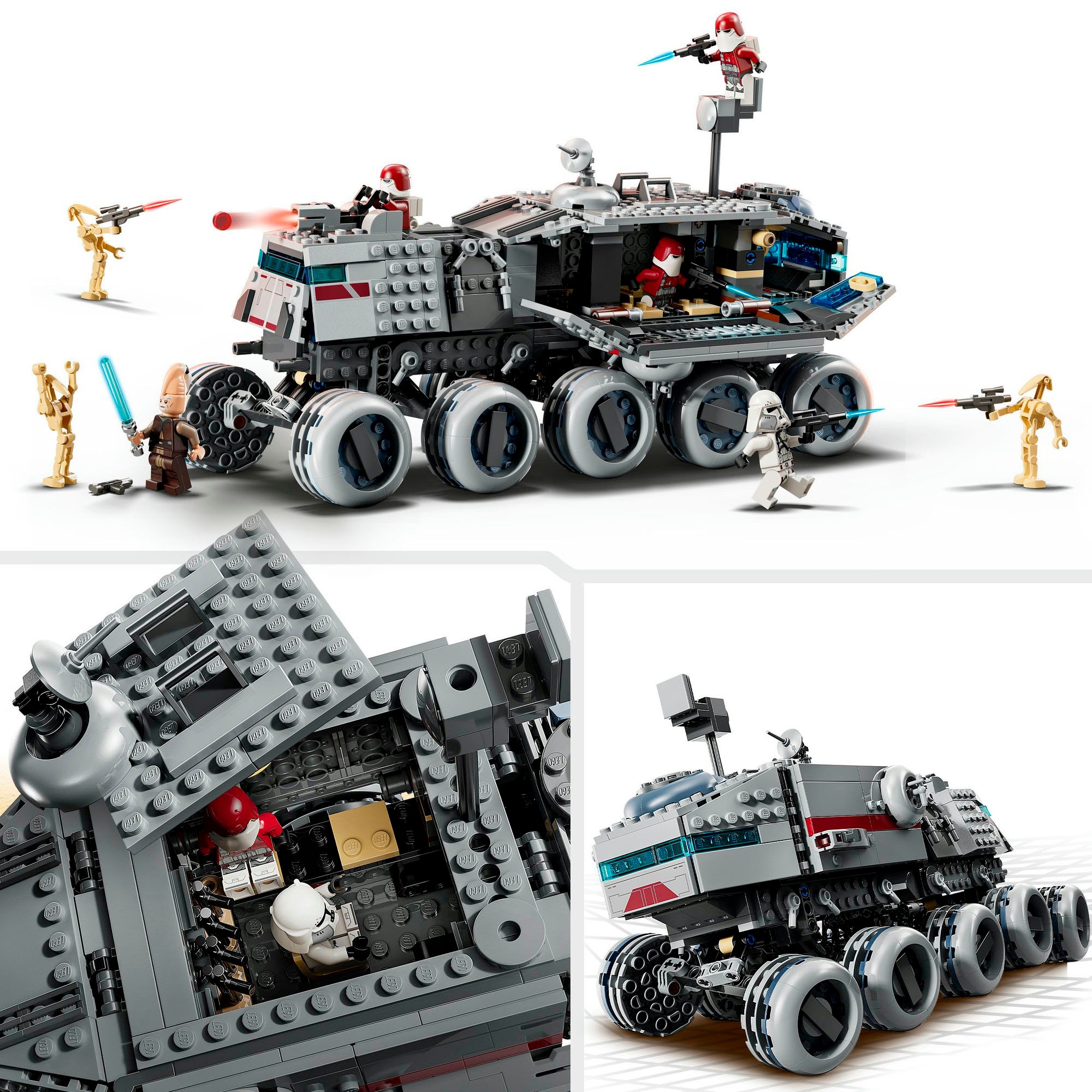 LEGO® Konstruktionsspielsteine »Republikanischer Juggernaut (75413), LEGO Star Wars™«, (813 St.), Made in Europe