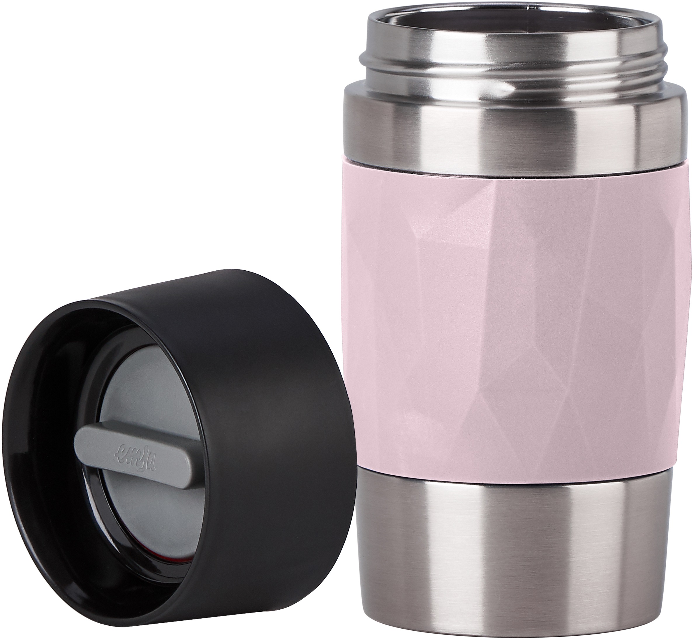 Emsa Thermobecher »Travel Mug Compact«, 0,3L, Edelstahl, 3h warm/6h kalt, 360°Trinköffnung, spülmaschinenfest
