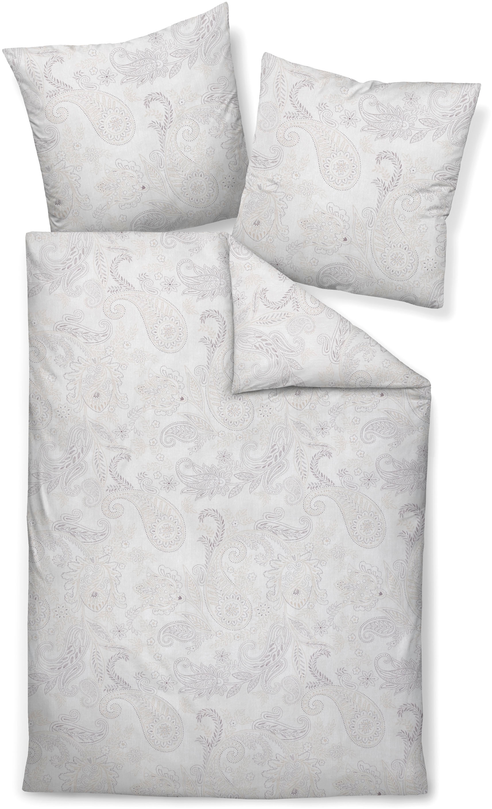 Janine Bettwäsche »Soft-Cotton71001 0«, mit Reissverschluss