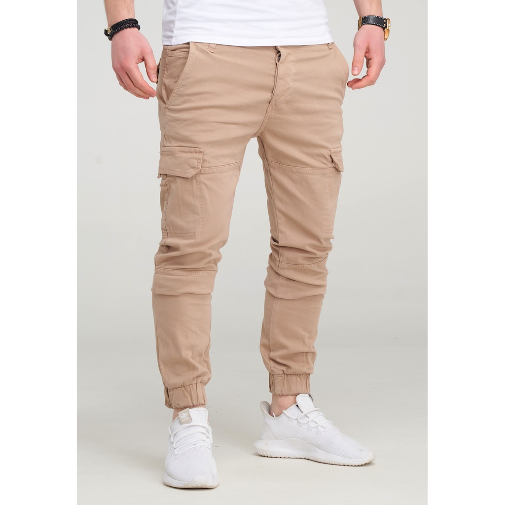 behype Cargohose »BHMattheo2«, im Jogging-Design