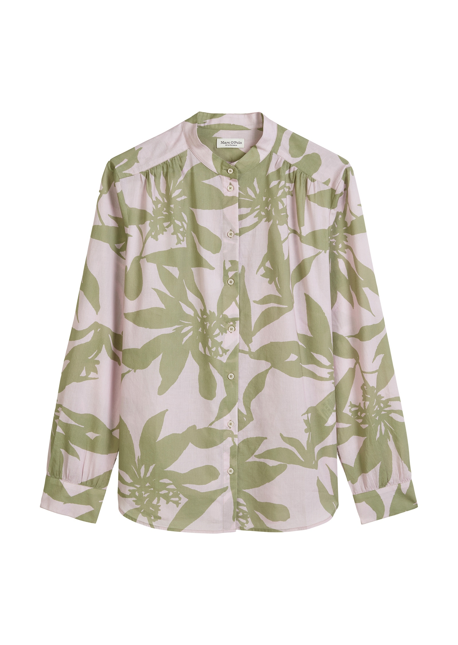 Marc O'Polo Langarmbluse »aus leichtem Baumwolle-Voile«