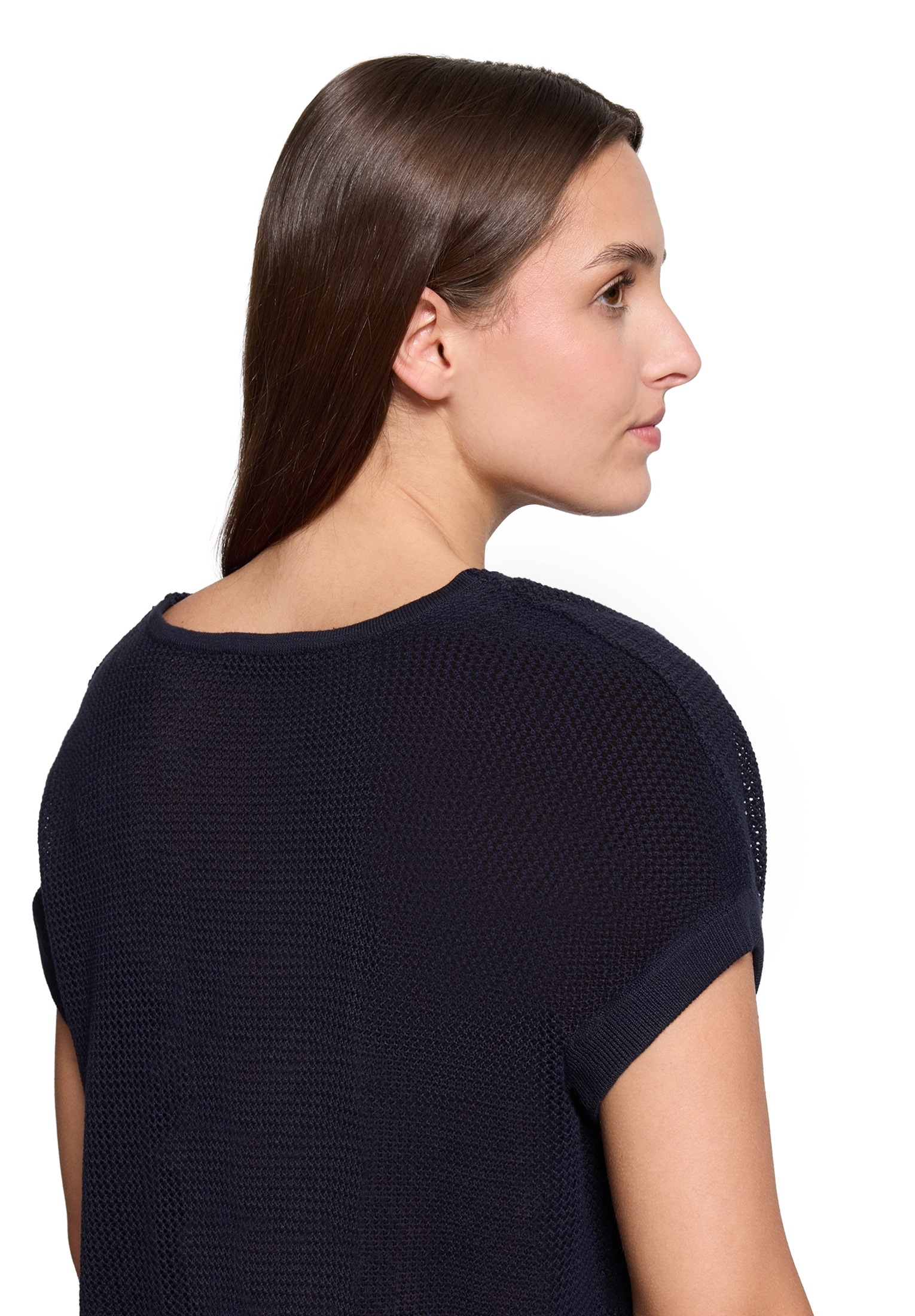 Betty Barclay Stricktop »Damen mit Wasserfallausschnitt«
