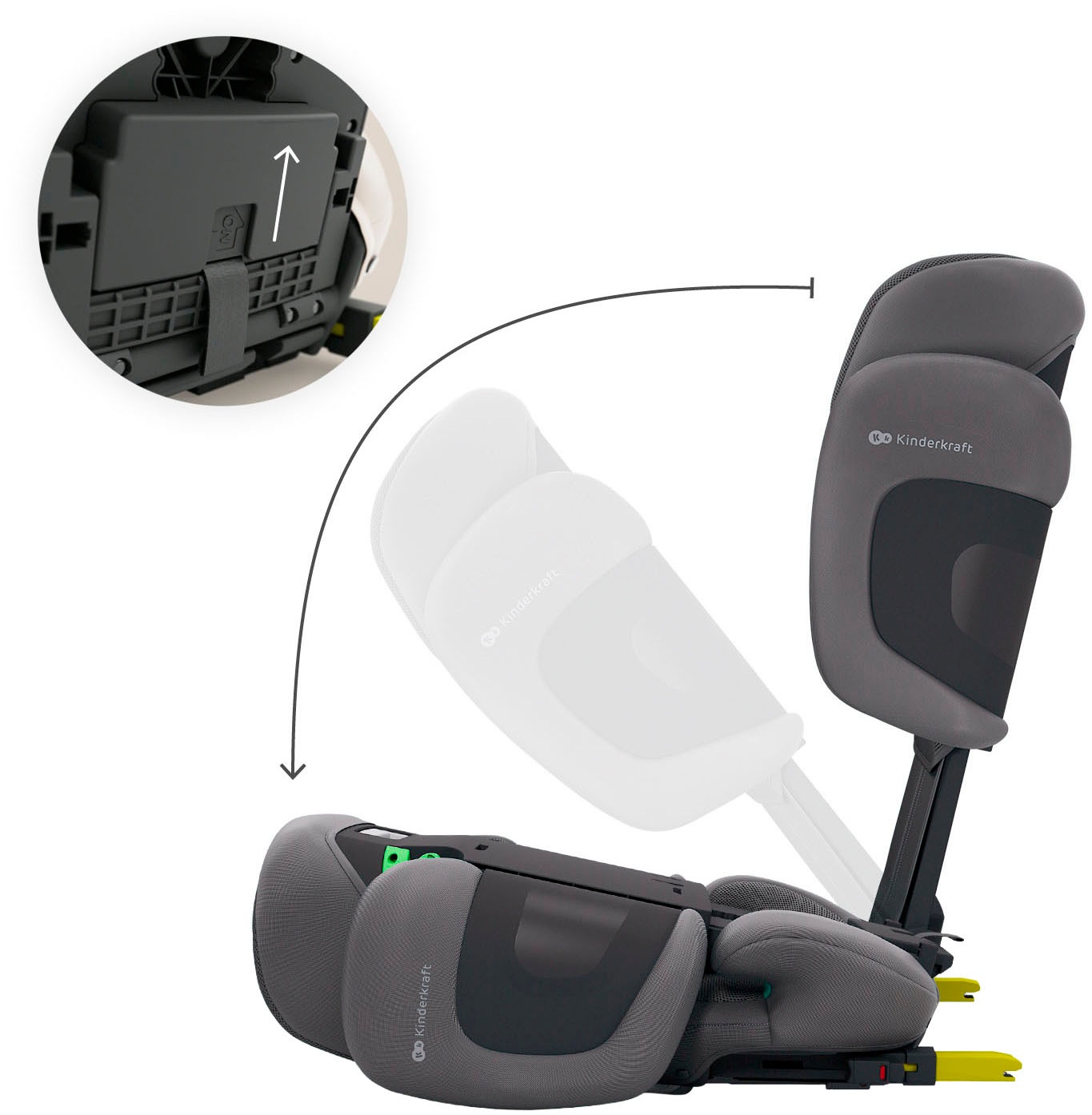 Kinderkraft Autokindersitz »XPAND 2 PRO i-Size schwarz«