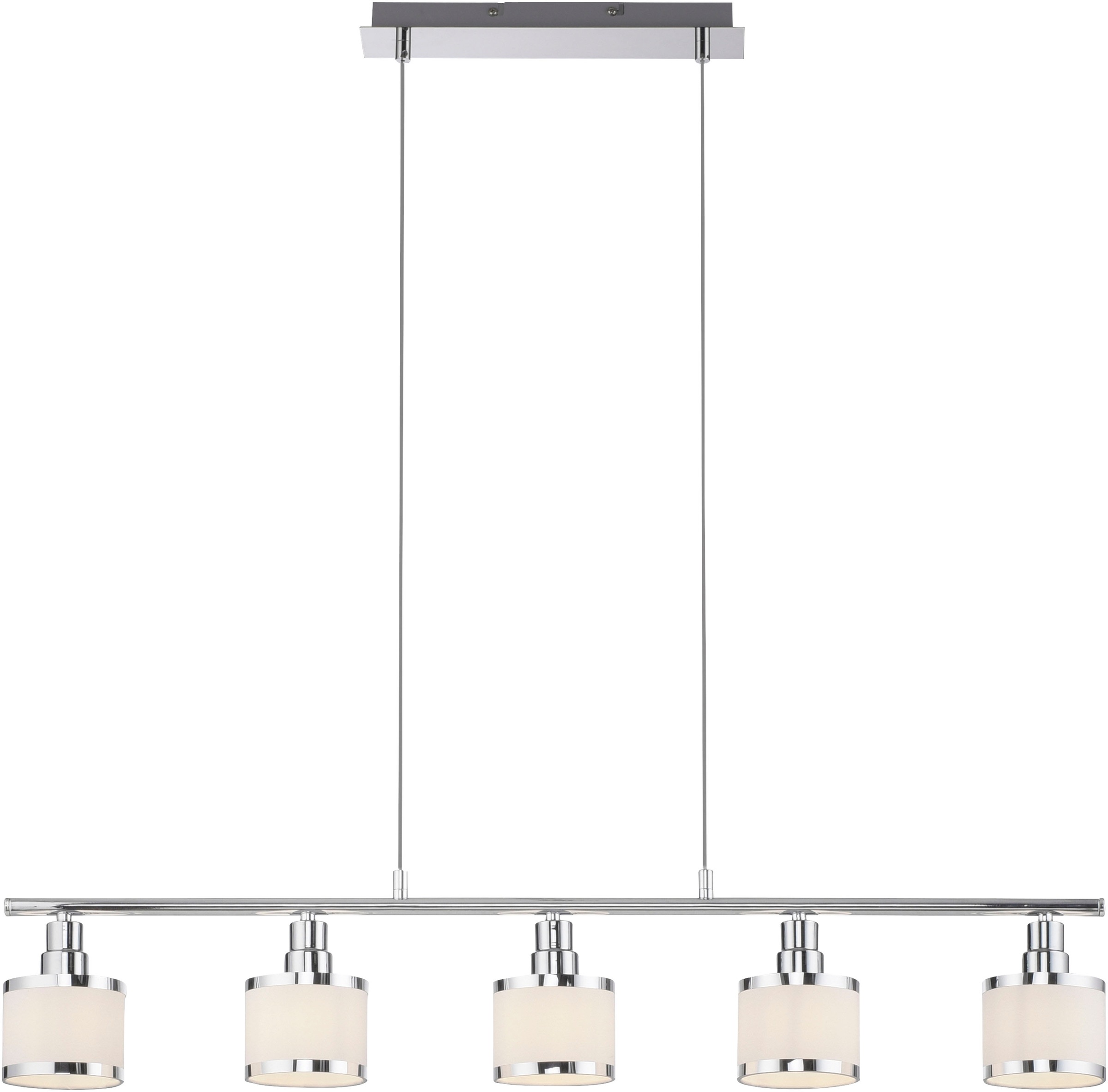 JUST LIGHT Pendelleuchte »ACCOR«, 5 flammig, Leuchtmittel E14 | ohne Leuchtmittel