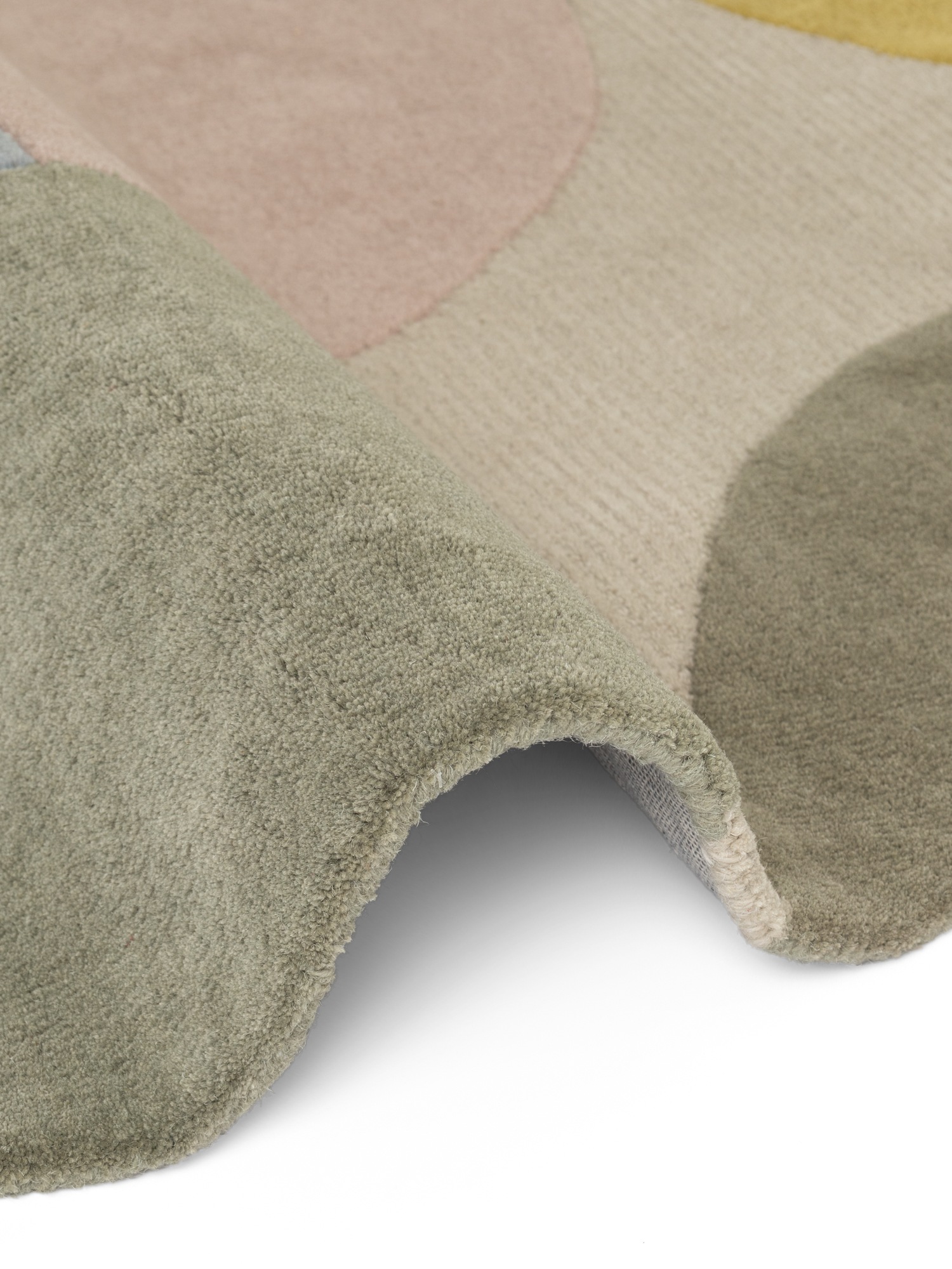Ted Baker Wollteppich »Piccadilly« rund 17 mm Höhe Wolle, Naturteppich, Handgemacht, Wohnzimmer, Schlafzimmer, bunt