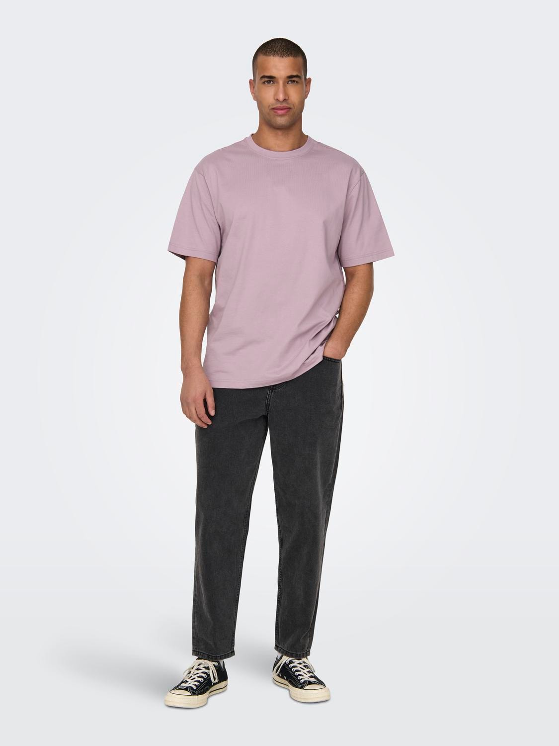 ONLY & SONS Rundhalsshirt »ONSFRED RLX SS TEE«