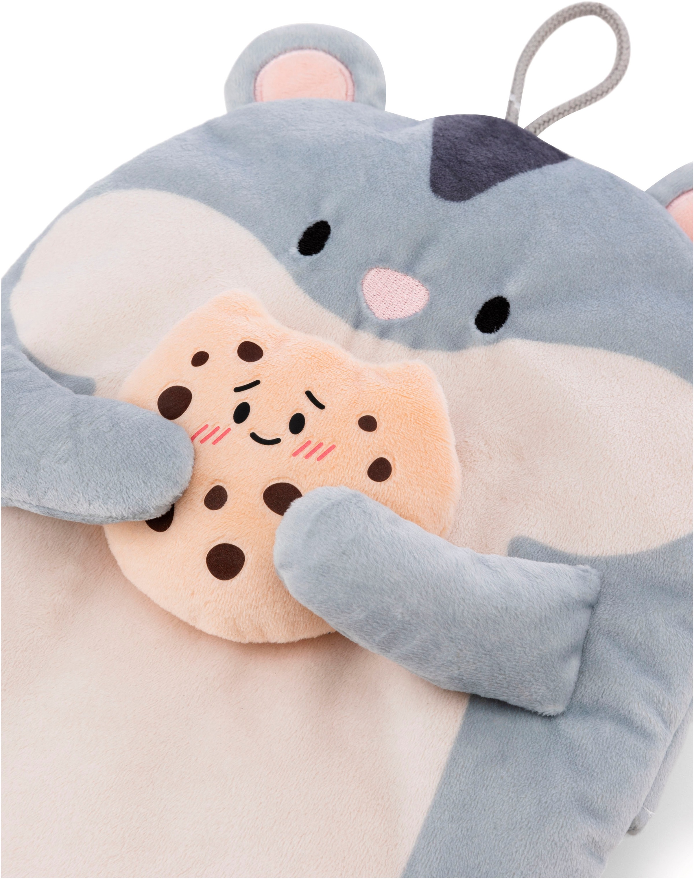 Nici Wärmflasche »mymochi Hamster Shai mit Cookie, 300 ml, 30 cm«, 2in1 - Kuscheltier & Wärmflasche in einem; enthält recyceltes Material
