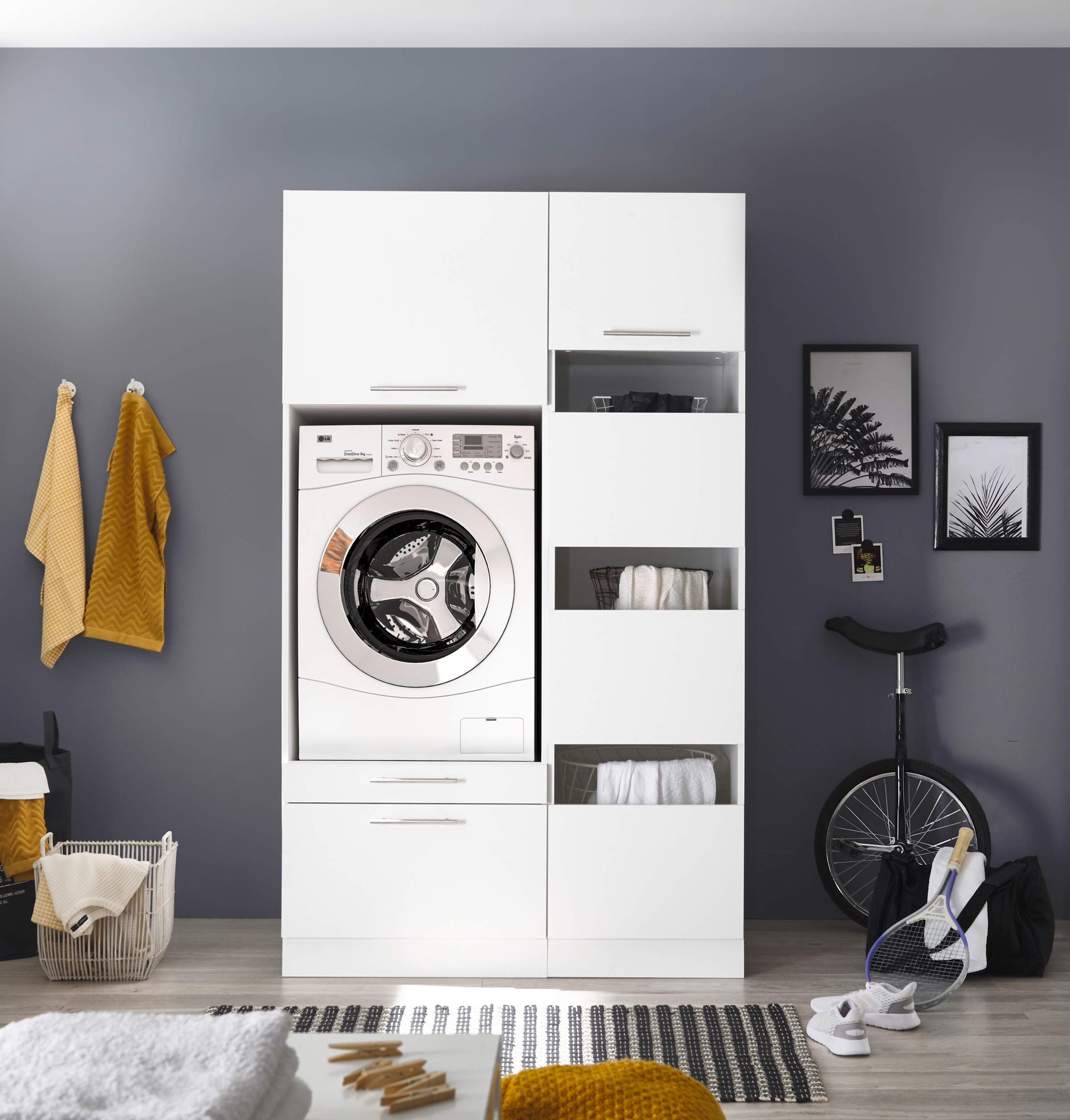 RESPEKTA Mehrzweckschrank-Set »Clara-Set 8«, (2 St., Schrankelemente einzeln erhältlich), (B x T x H) 117,4 x 67,6 cm x 200 cm