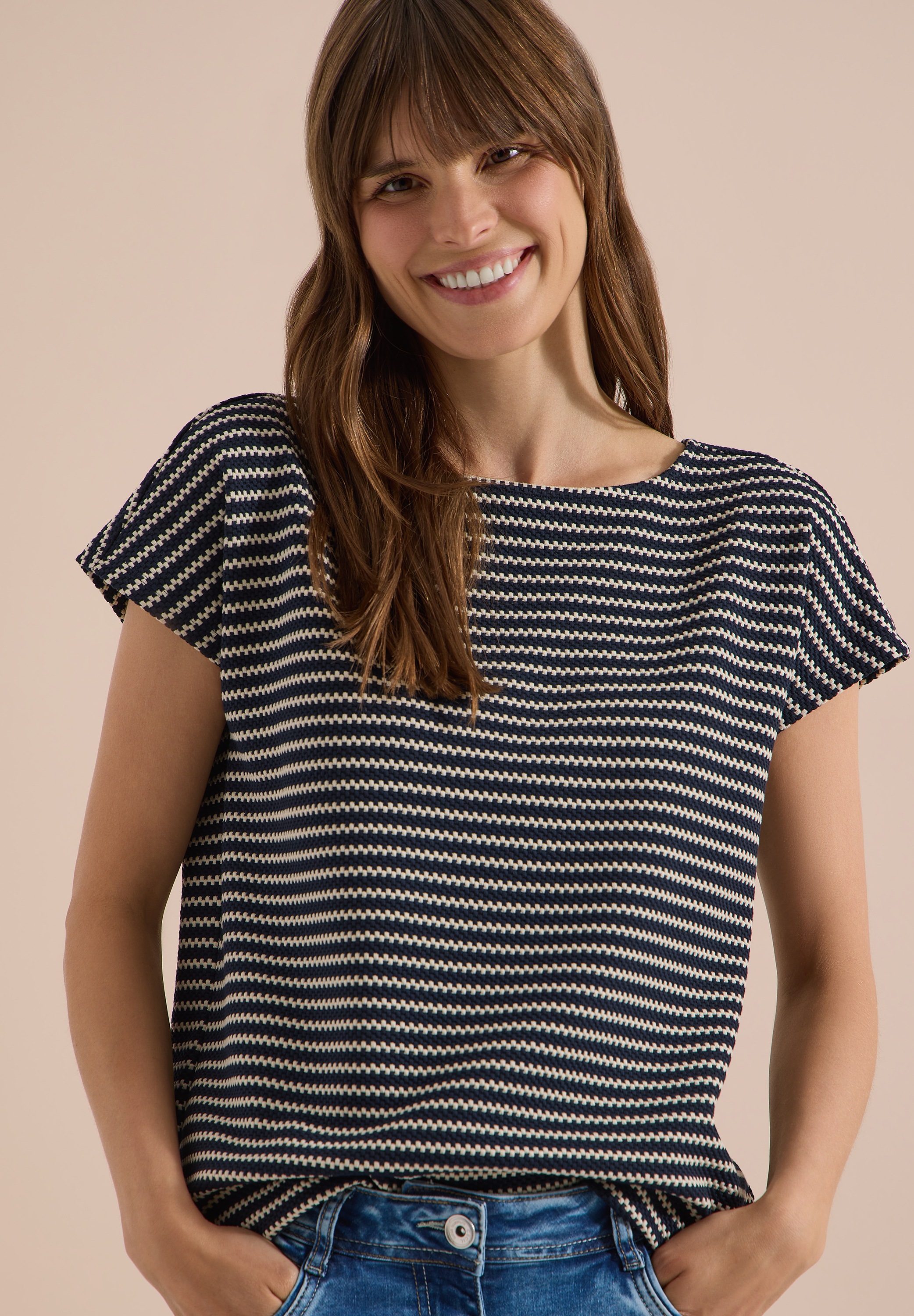 Cecil T-Shirt im Streifen-Design