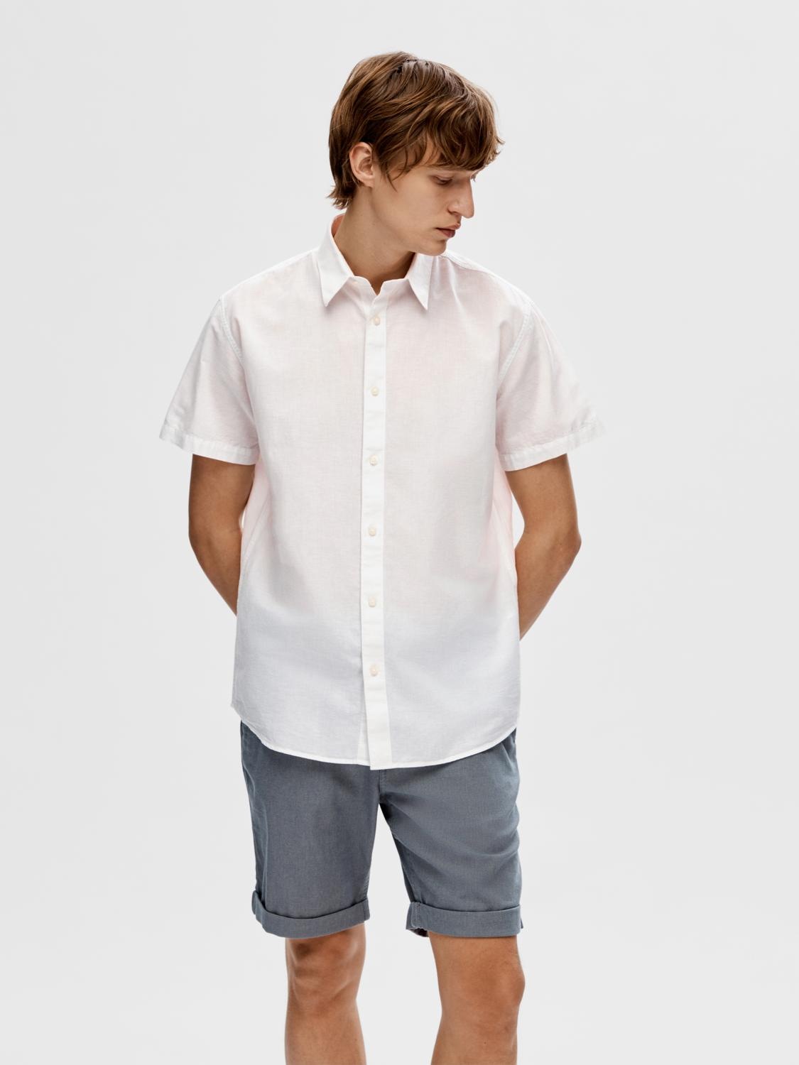 SELECTED HOMME Kurzarmhemd »SLHREG-SUN SHIRT SS NOOS«