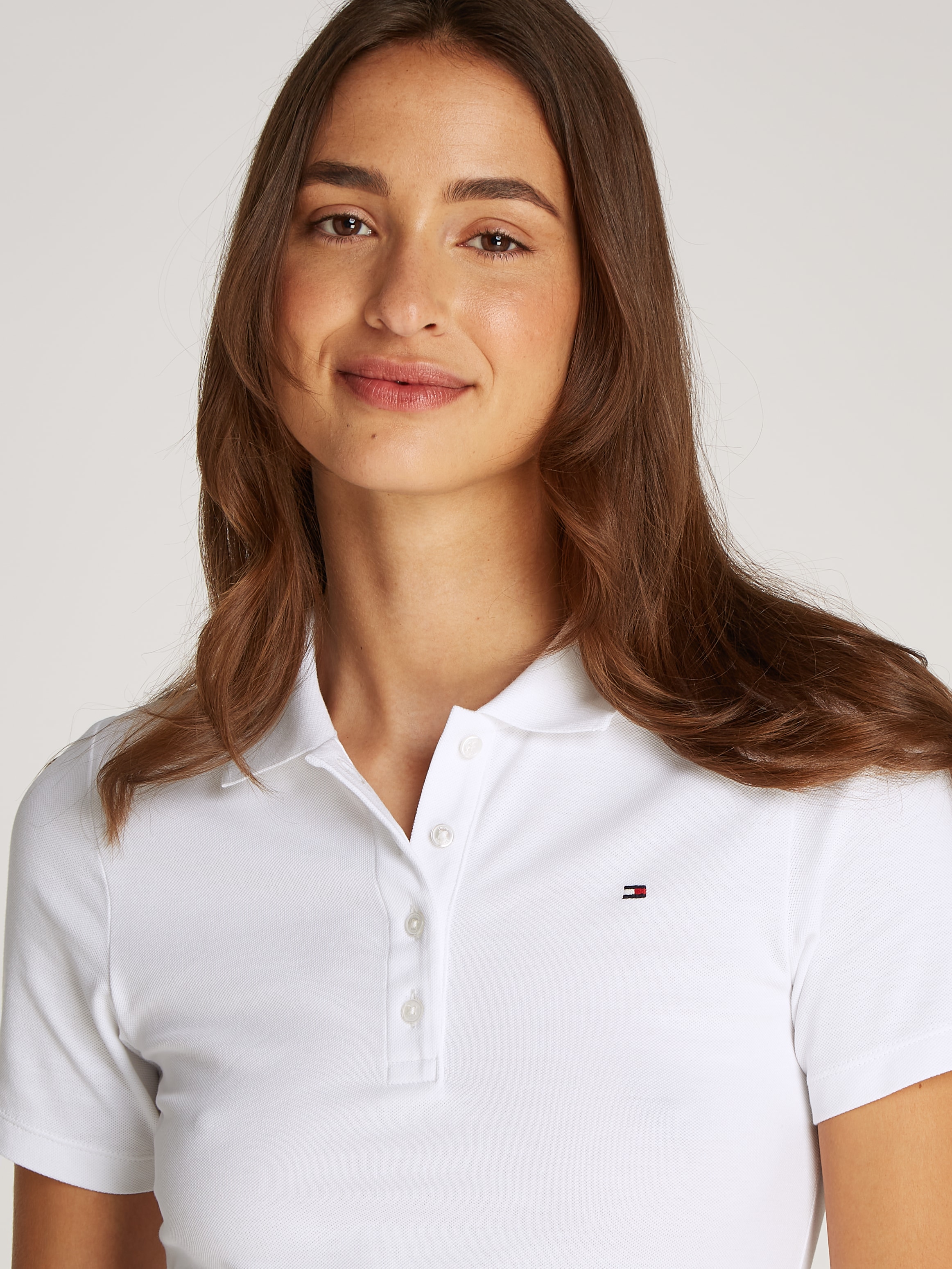 Tommy Hilfiger Poloshirt »1985 Slim Fit Pique Premium«, mit Logostickerei, mit Seitenschlitzen