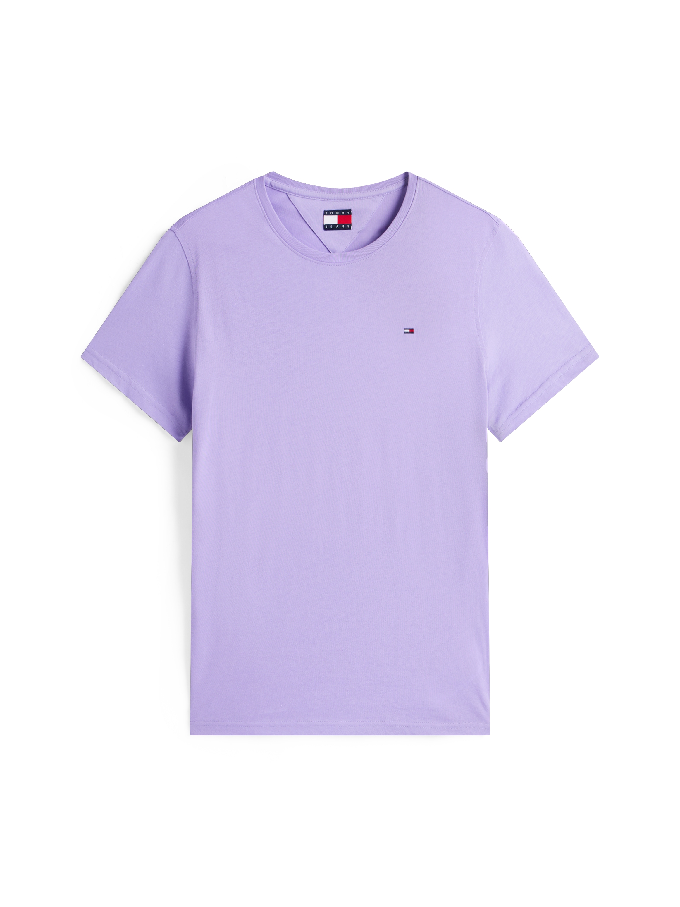 Tommy Jeans T-Shirt »TJM ESSENTIAL SOLID TEE«, mit Rundhalsausschnitt und dezenter Logo-Flag