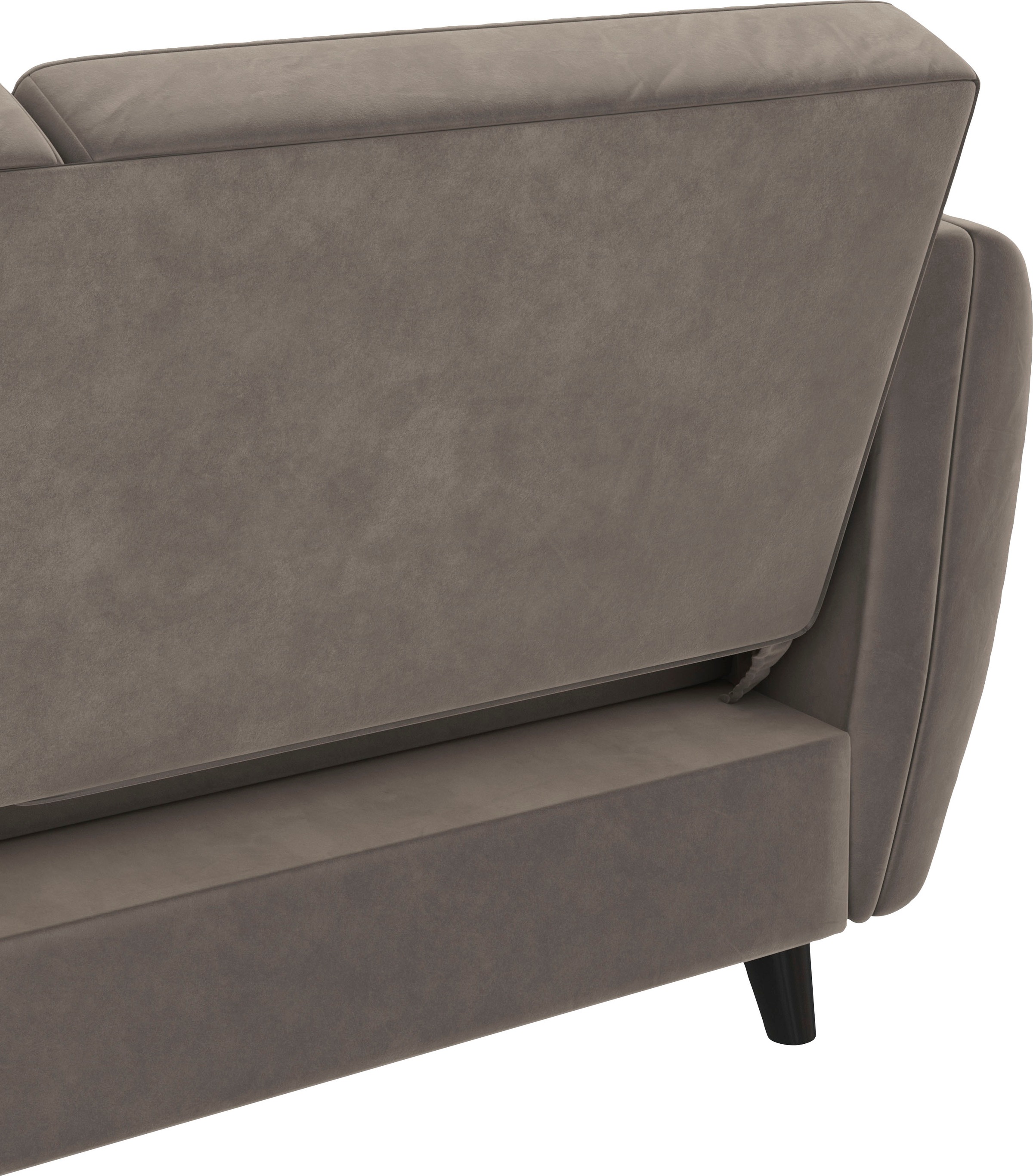 Dorel Home Ecksofa »Perry, L-Form,«, Rückenlehne, verschiedene Farbvarianten, Sitzhöhe 43 cm, Breite 219 cm