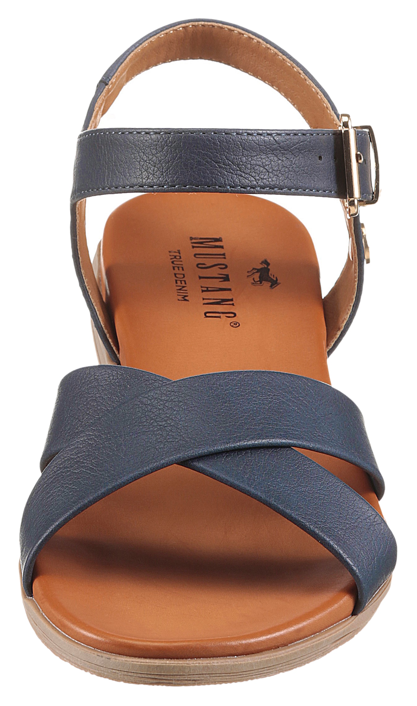 Mustang Shoes Sandale, Sommerschuh, Sandalette, Riemchensandale, mit breiten Riemen