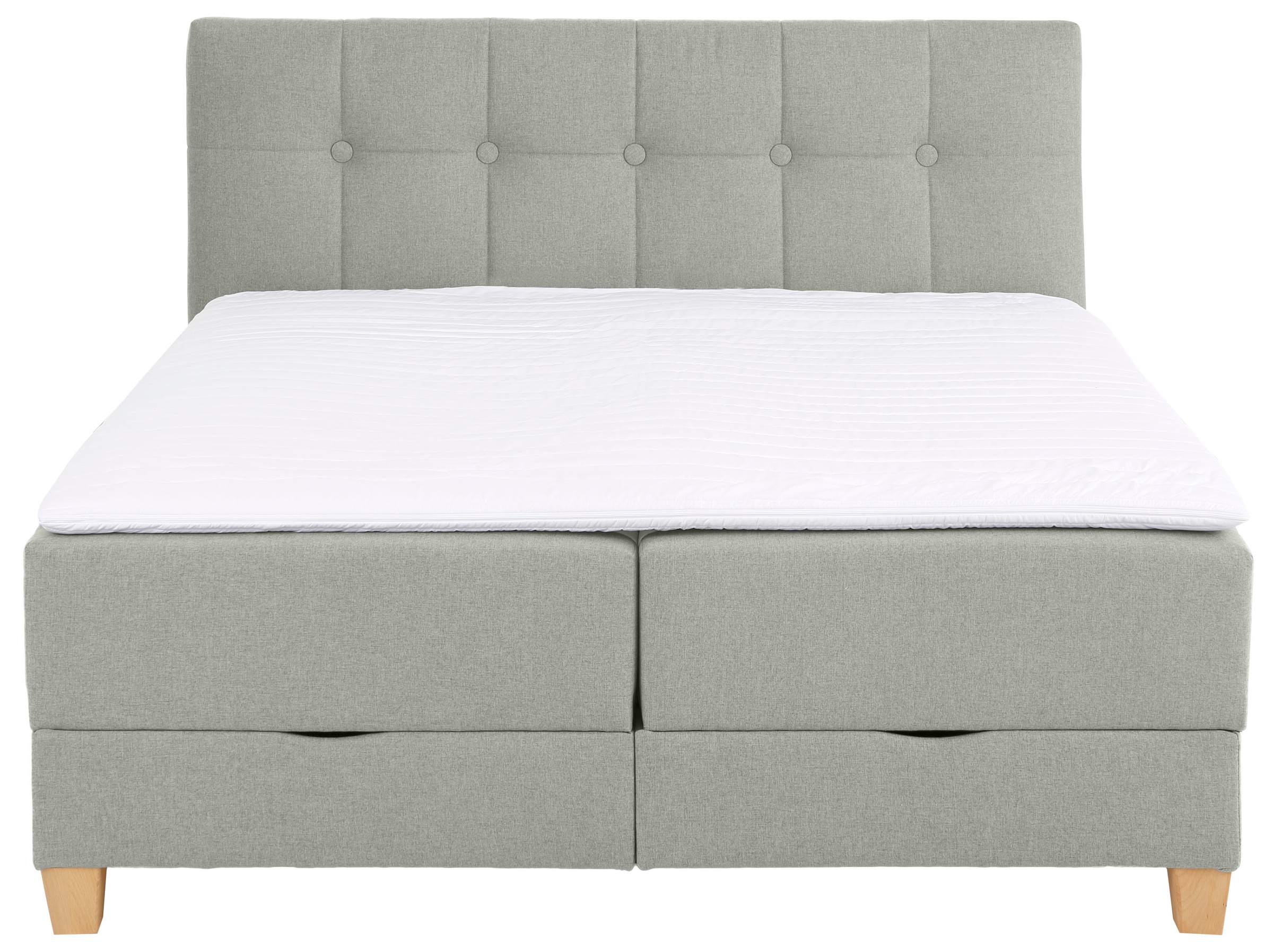 Home affaire Boxbett »Lonrai«, in H2,H3 & H4 und XXL - Überlänge 220cm wählbar, inkl. Topper