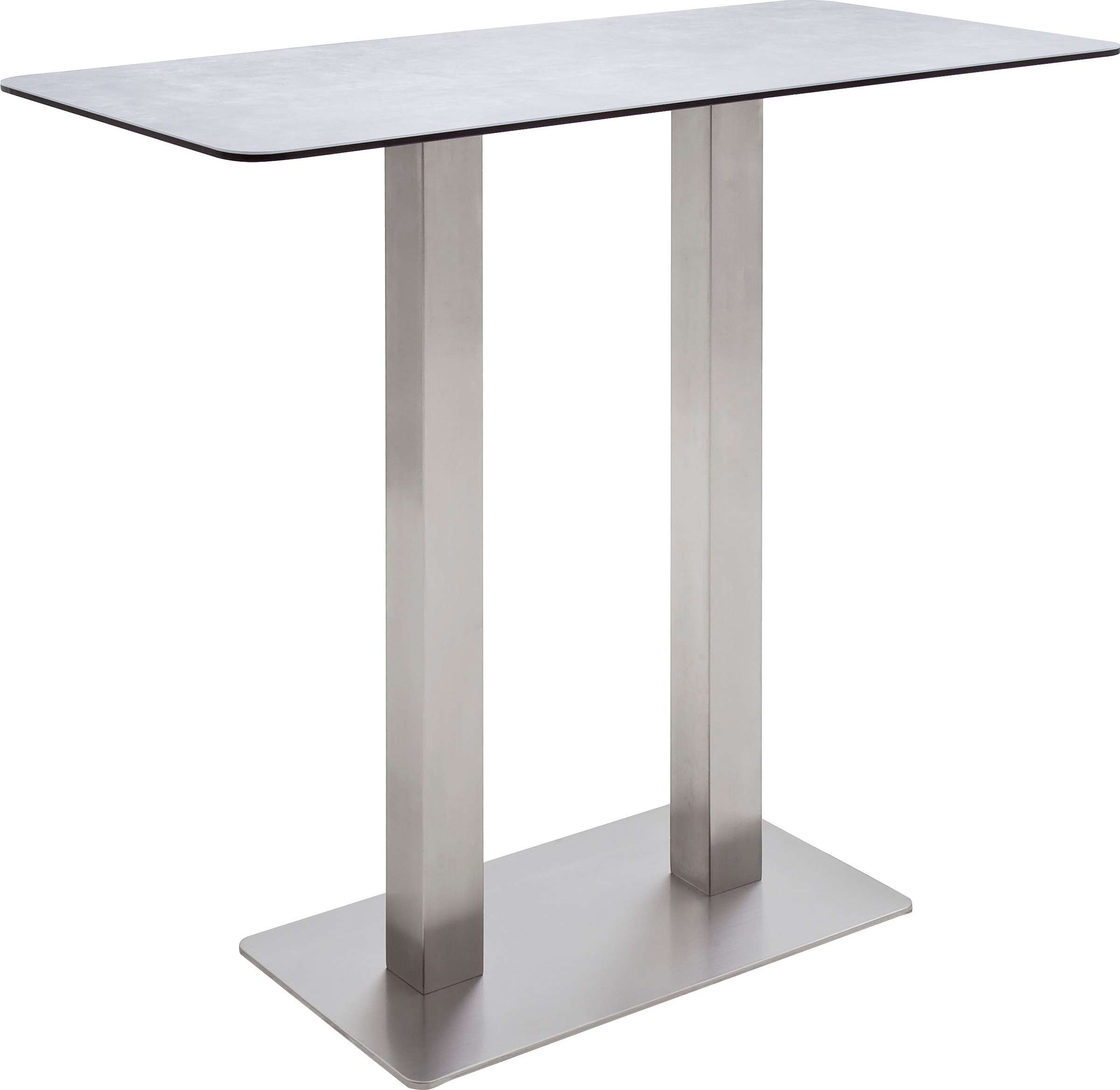 MCA furniture Bartisch »Zarina«, Gestell | mit mit Edelstahl Glaskeramik Tischplatte BAUR bestellen Bartisch