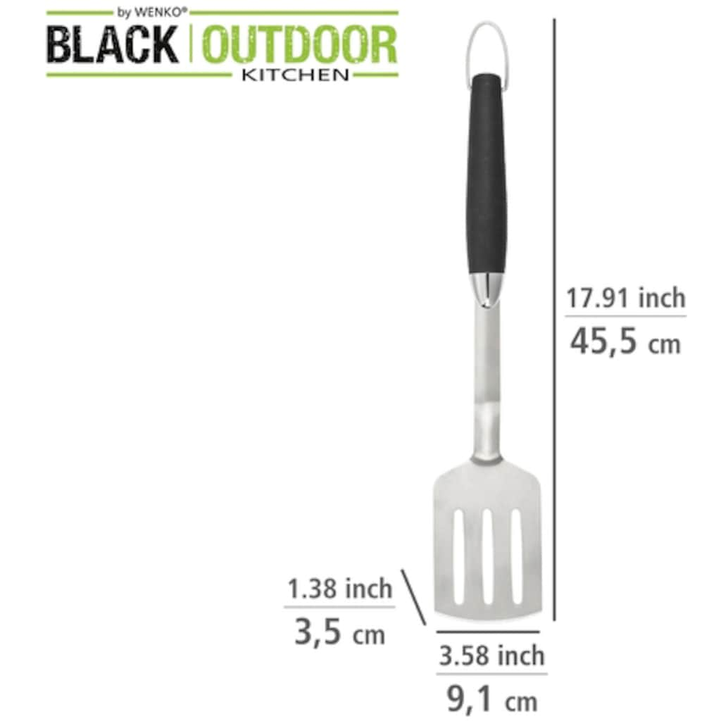 WENKO Grillbesteck-Set »BBQ«, (Set, 3 tlg.)