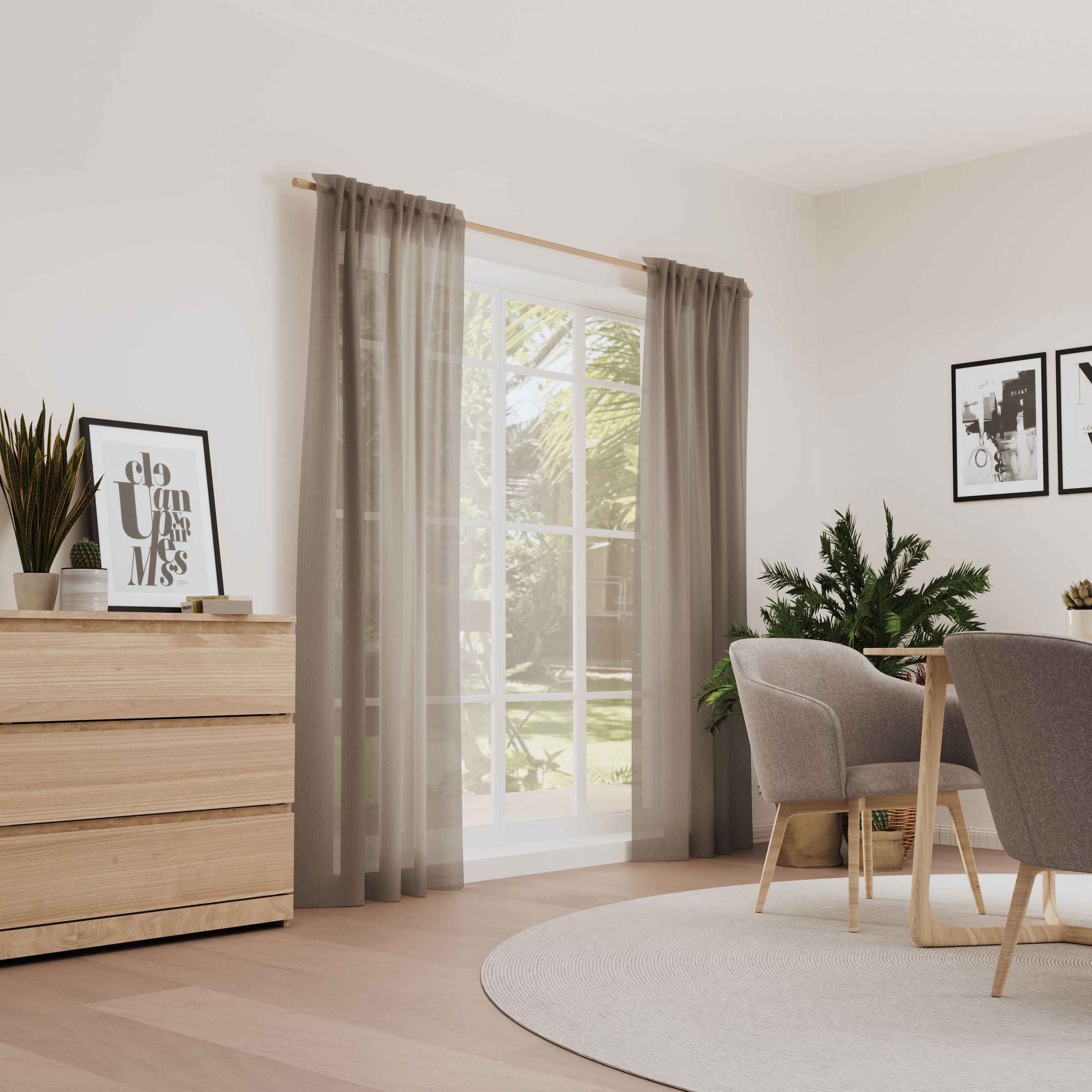 Neutex for you! Vorhang »INTENSE« Multifunktionsband 1 Stk. tlg. Buntweber mit metallischem Effektgarn