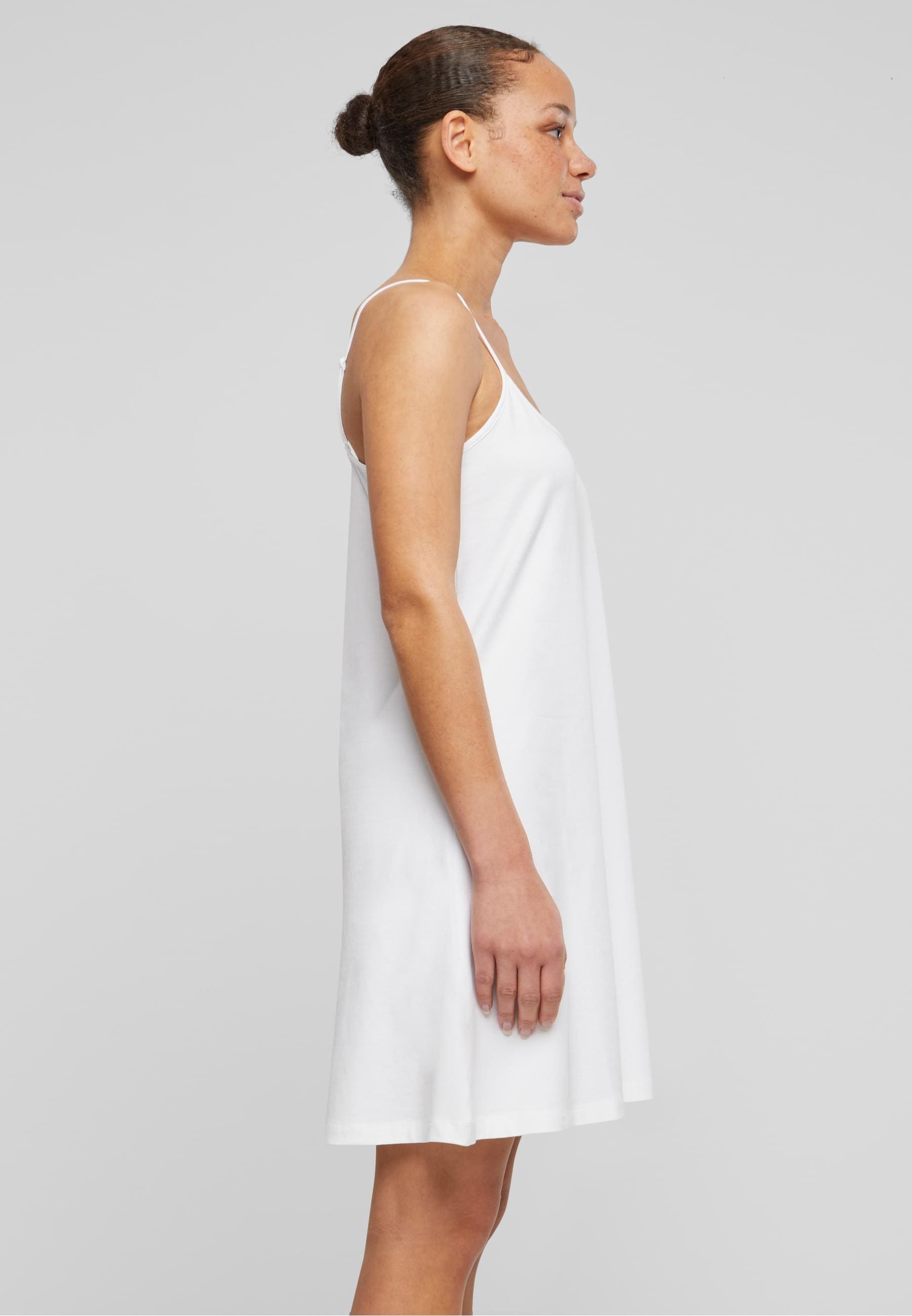 URBAN CLASSICS Shirtkleid »Urban Classics Damen Ladies Stretch Jersey Hanger Dress«, (1 tlg.)