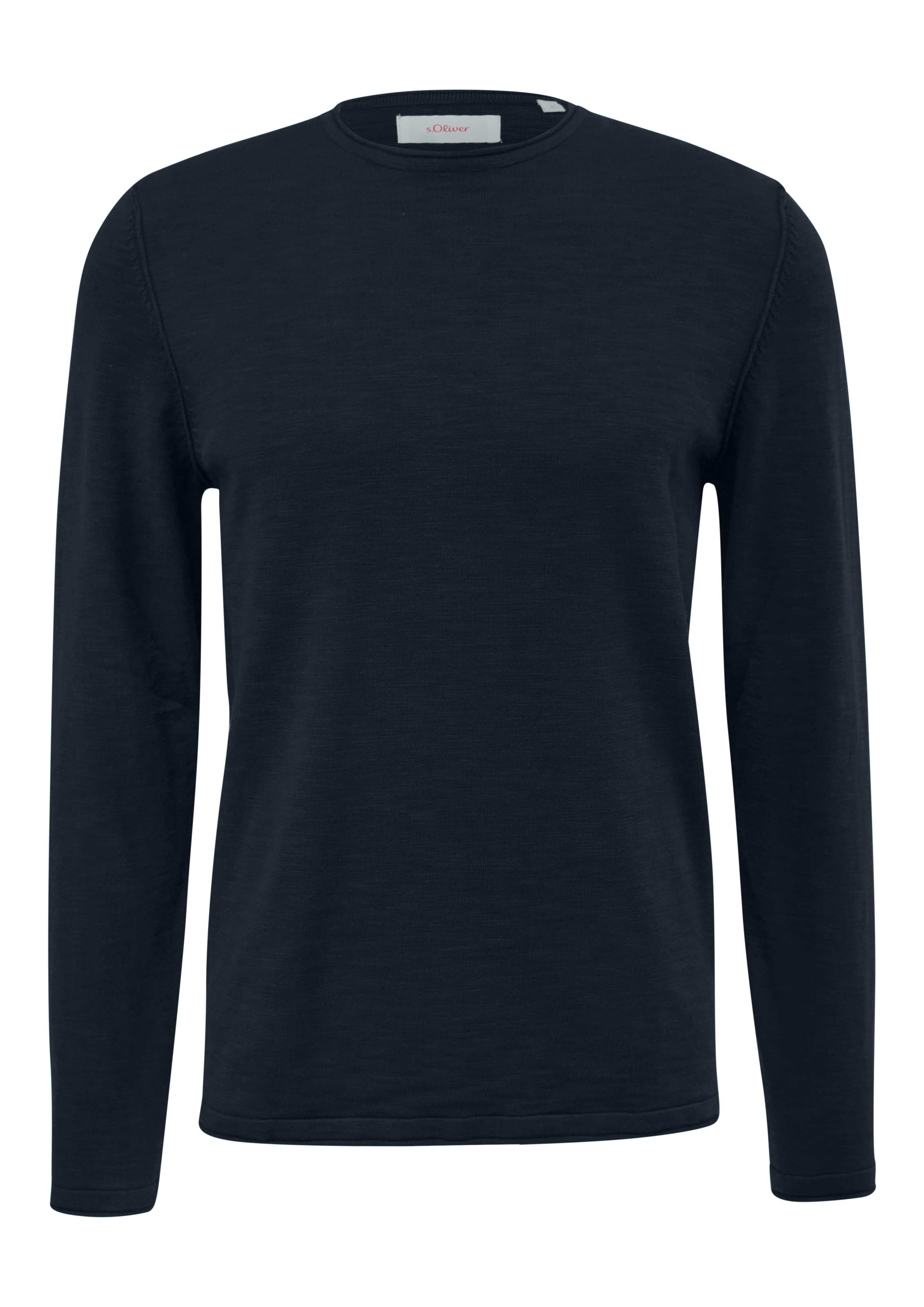 s.Oliver Rundhalspullover mit Rundhalsausschnitt