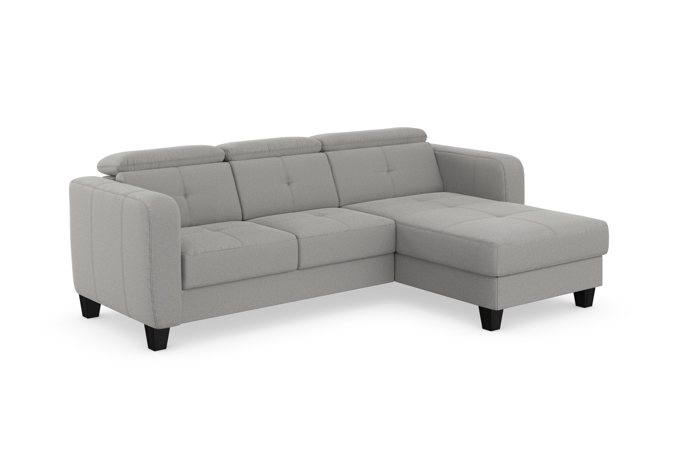 sit&more Ecksofa »Belluci L-Form«, inklusive Federkern, wahlweise mit Bettfunktion und Bettkasten