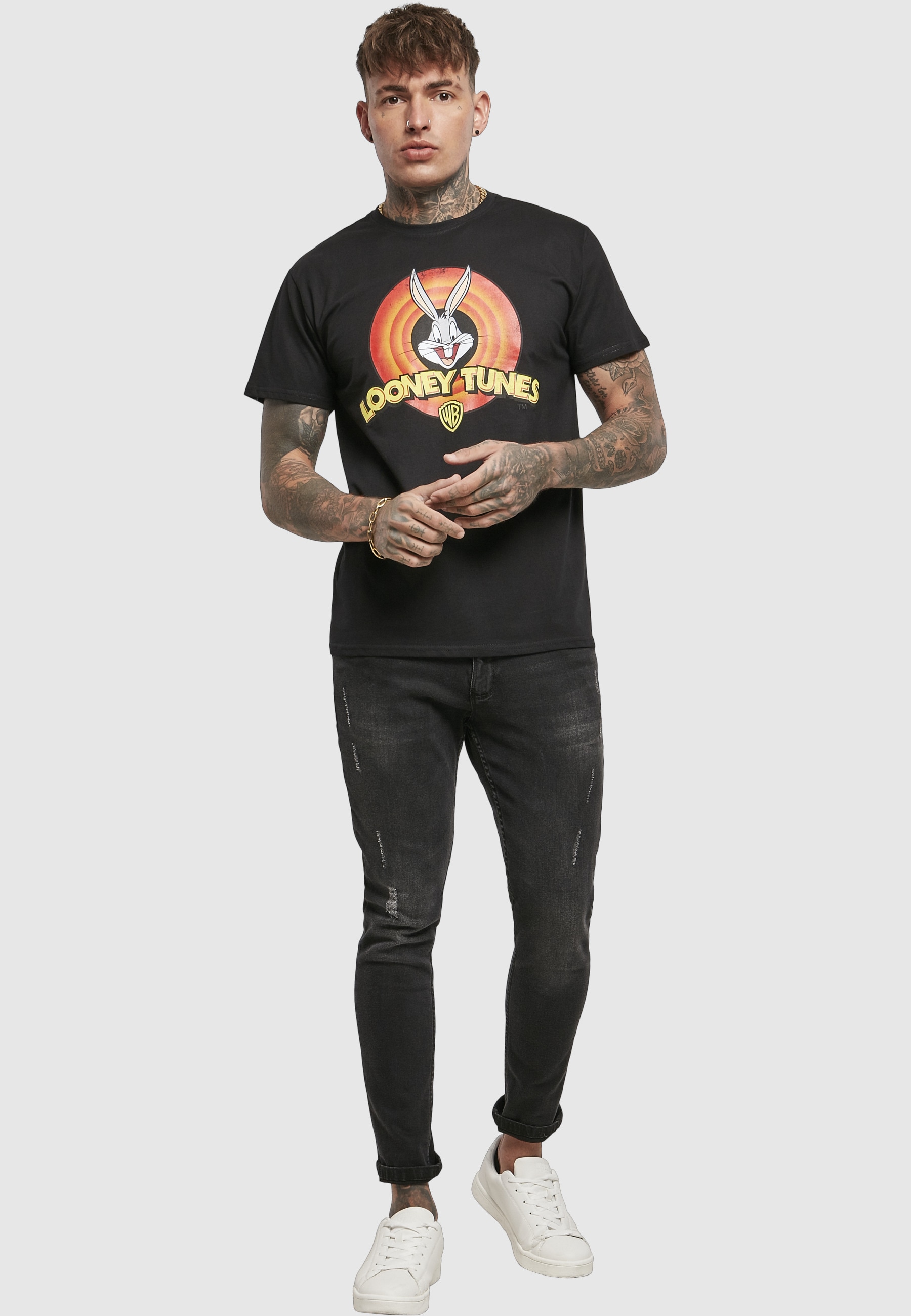 Merchcode T-Shirt »Merchcode Herren Looney Tunes Bugs Bunny Logo Tee« 1 Stk.