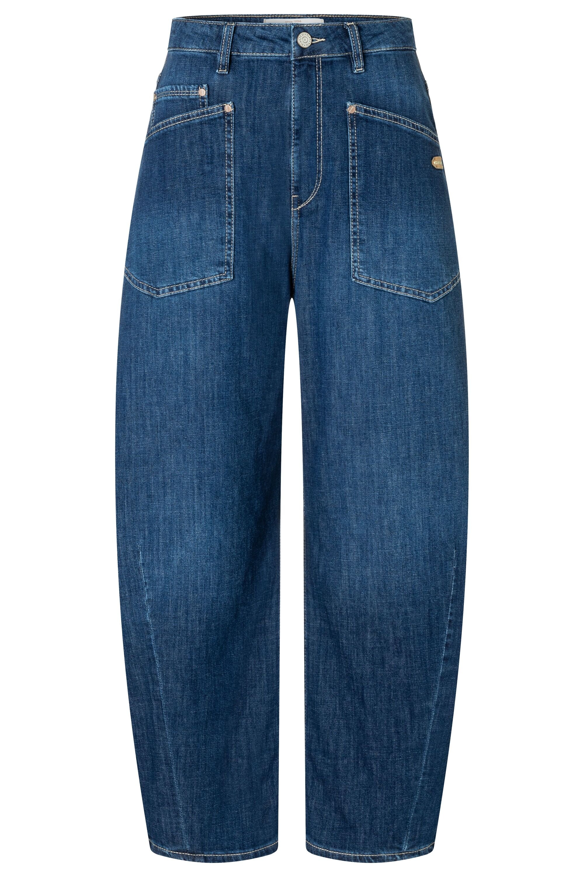 GANG Tapered-fit-Jeans »94ODINA« mit Abnäher vom Knie bis zum Saum