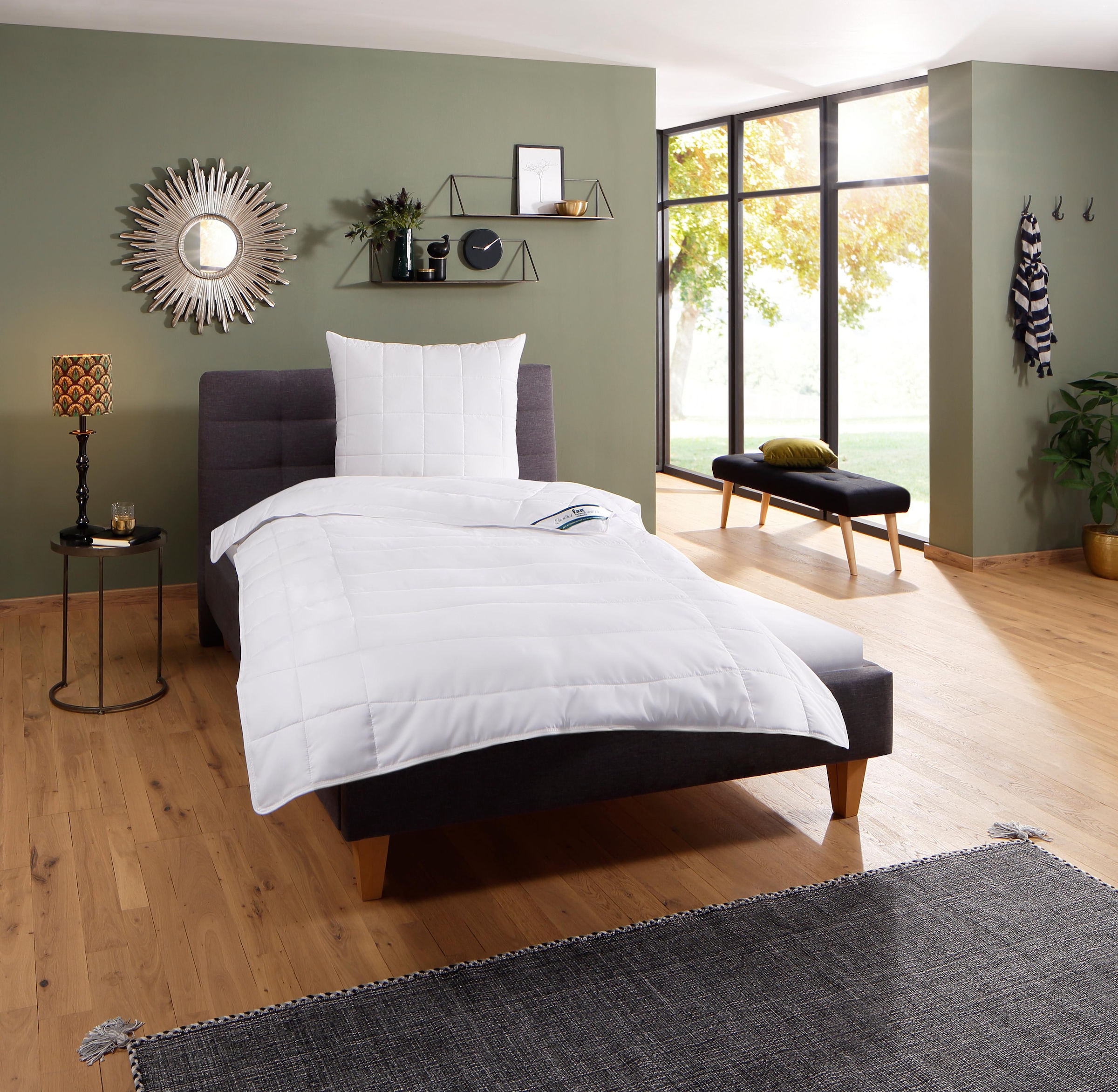 fan 1100000002199 "Komfort Plus, Bettdecke in 135x200 cm und weitere Größen erhältlich" leicht Füllung 100% Lyocell 1 Stk. tlg. Made in Germany Zu jeder Jahreszeit ideal für Schwitzer