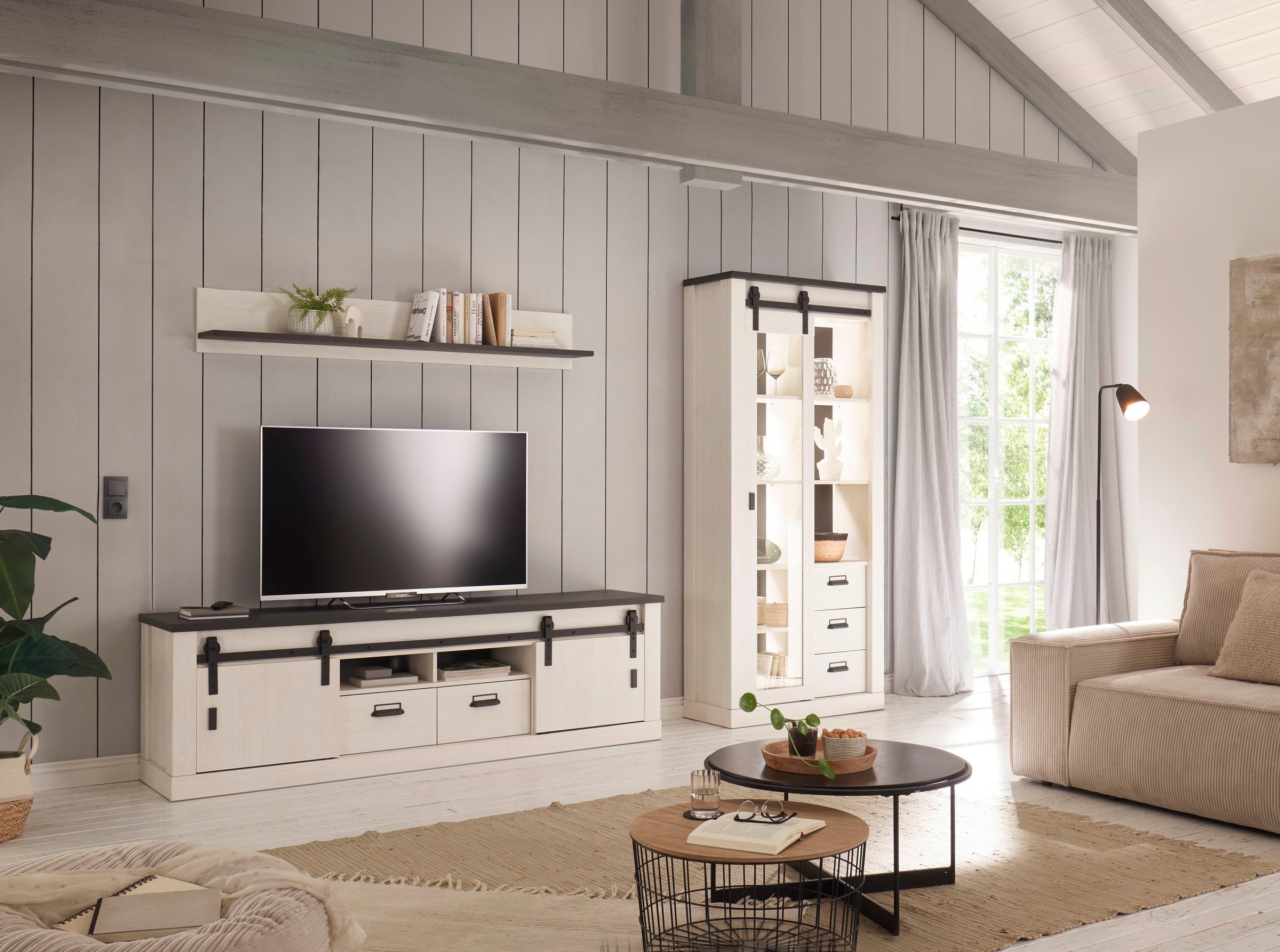 Home affaire Wohnwand "SHERWOOD" 3 Stk. tlg. günstig online kaufen