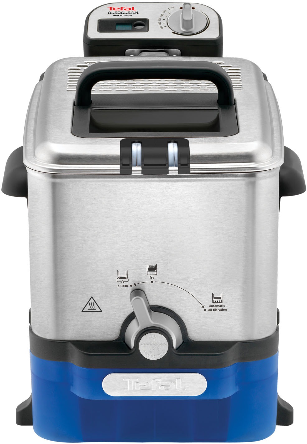 Tefal Kaltzonenfritteuse "Oleoclean Pro Inox & Design" 2300 W automatische günstig online kaufen
